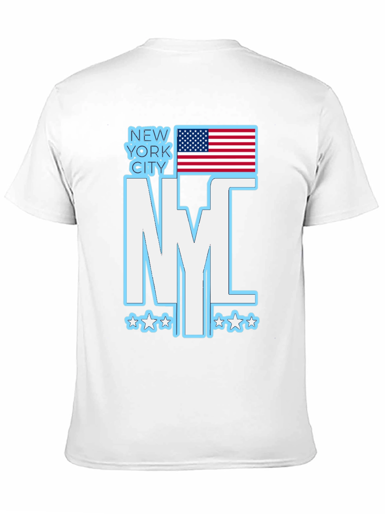 NYC American Flag Graphic T-Shirt