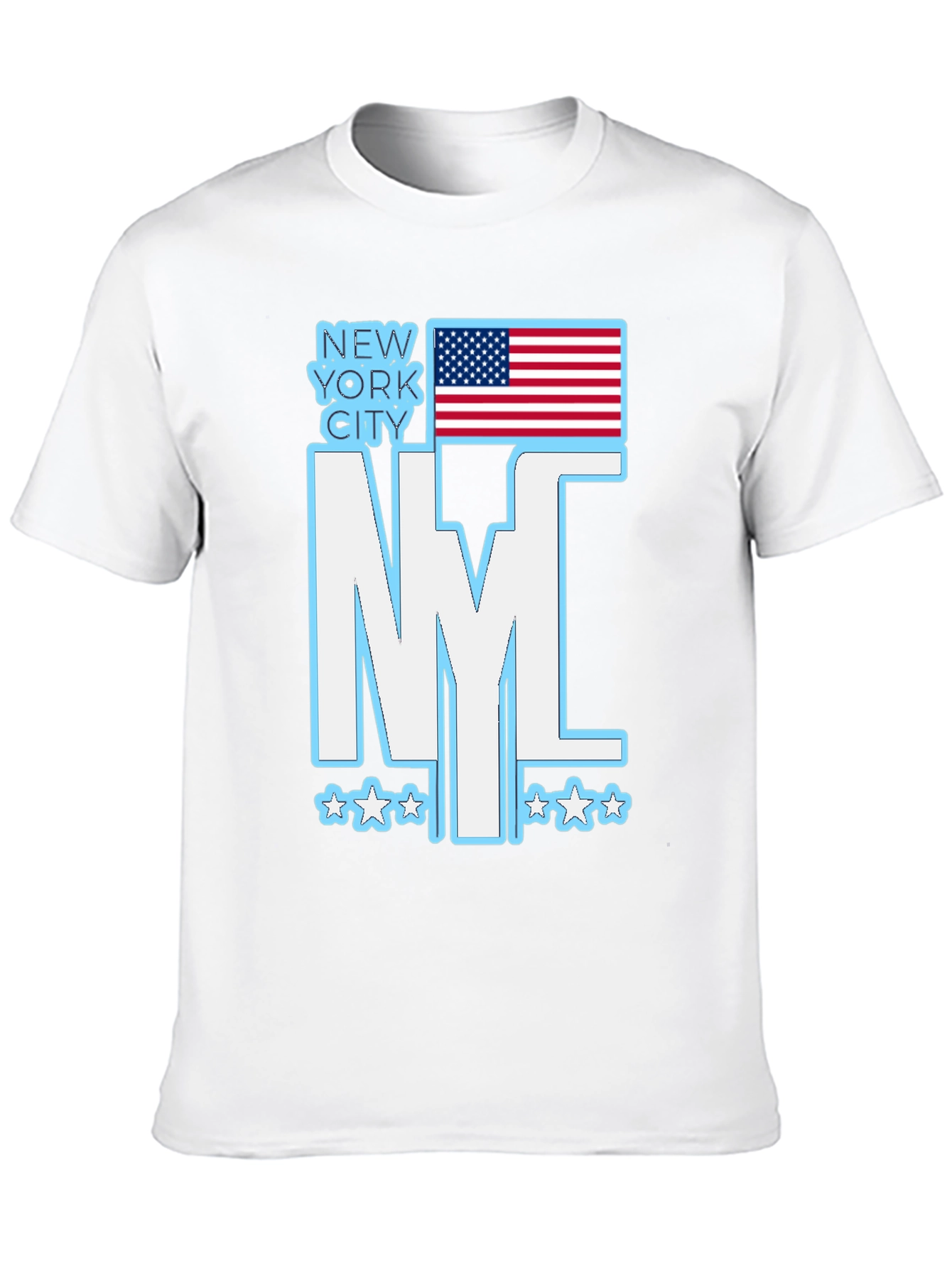 NYC American Flag Graphic T-Shirt