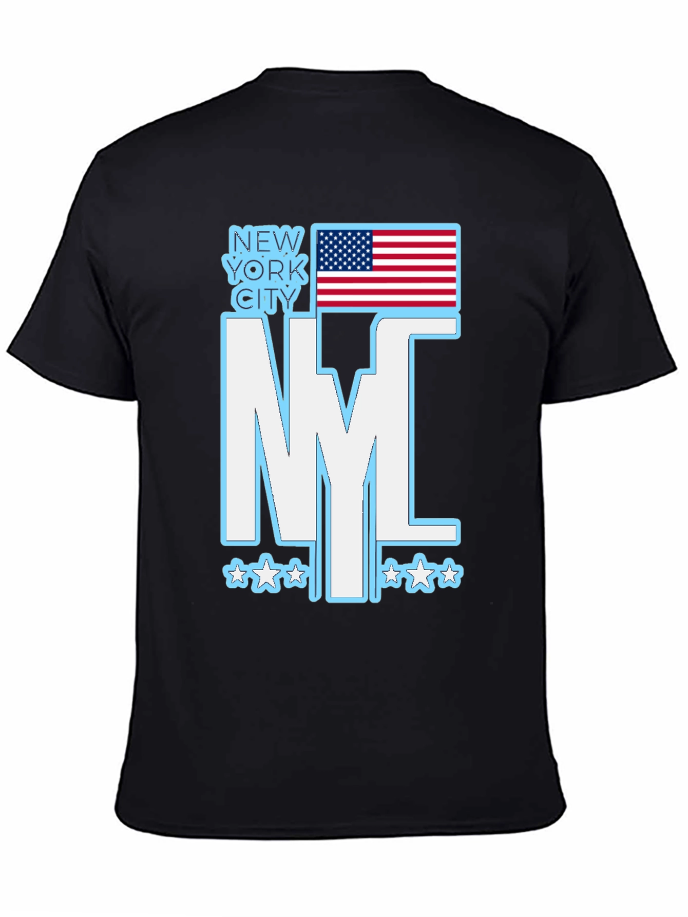 NYC American Flag Graphic T-Shirt