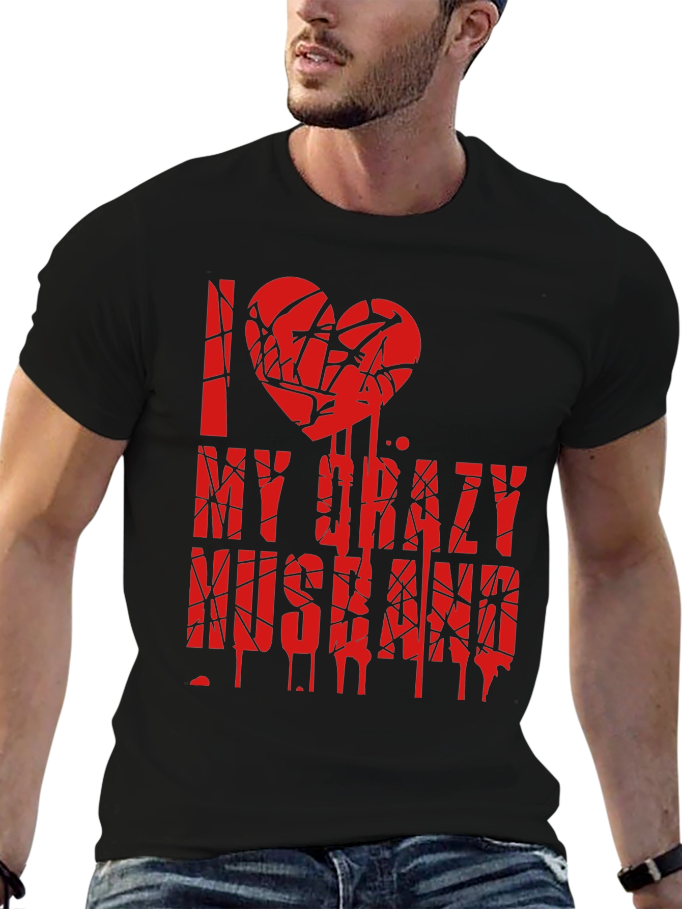 I Love My Crazy Husband Graphic Tee
