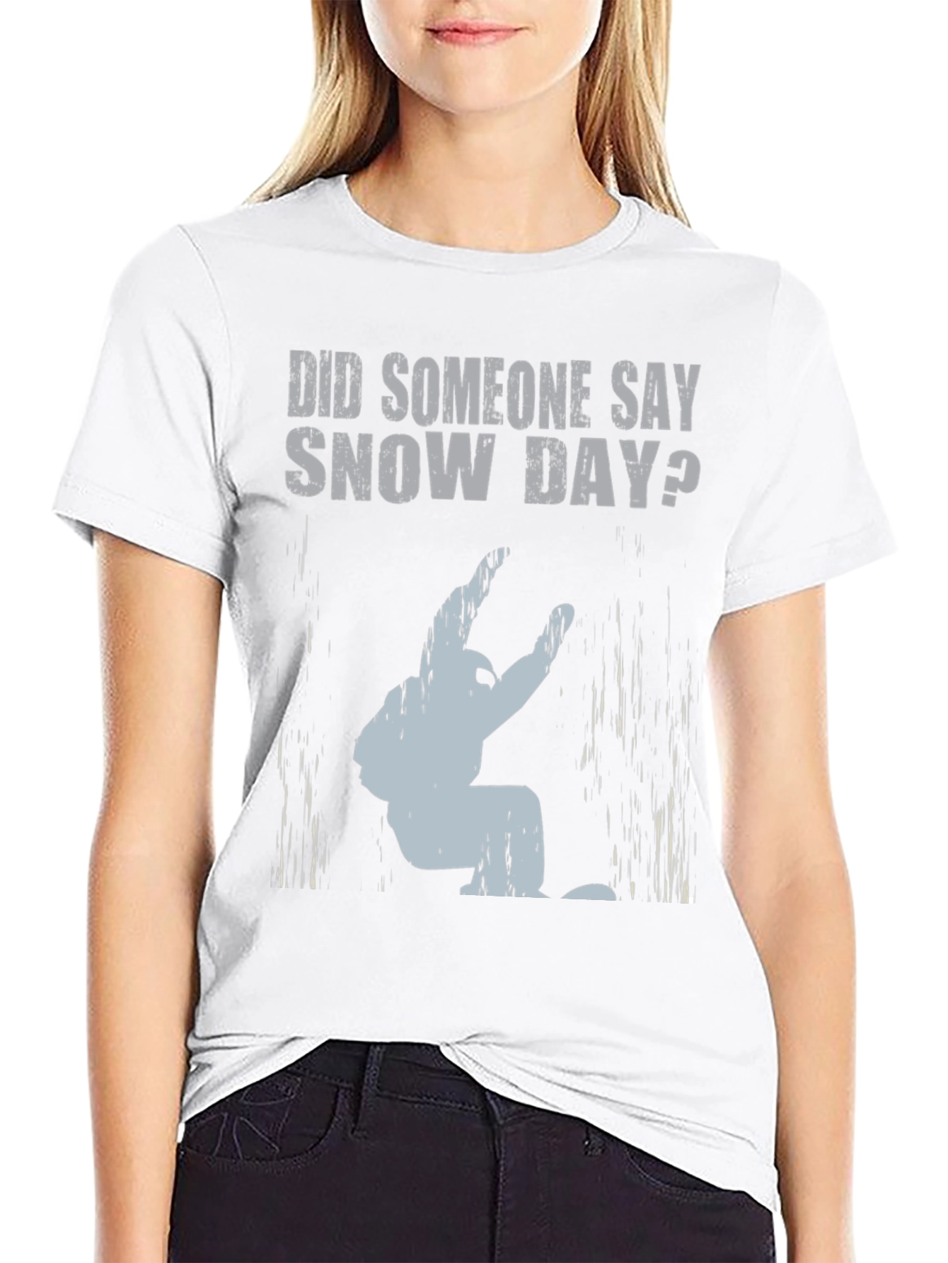 Snow Day T-Shirt: Yeti Design - Funny Winter Tee