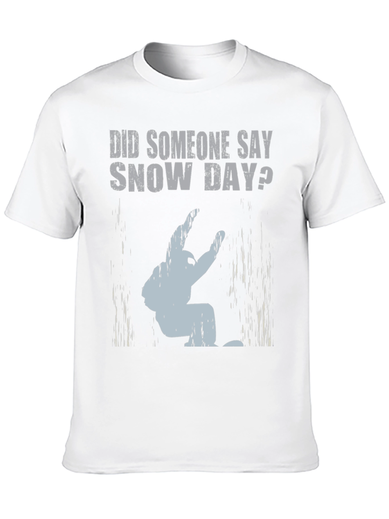 Snow Day T-Shirt: Yeti Design - Funny Winter Tee