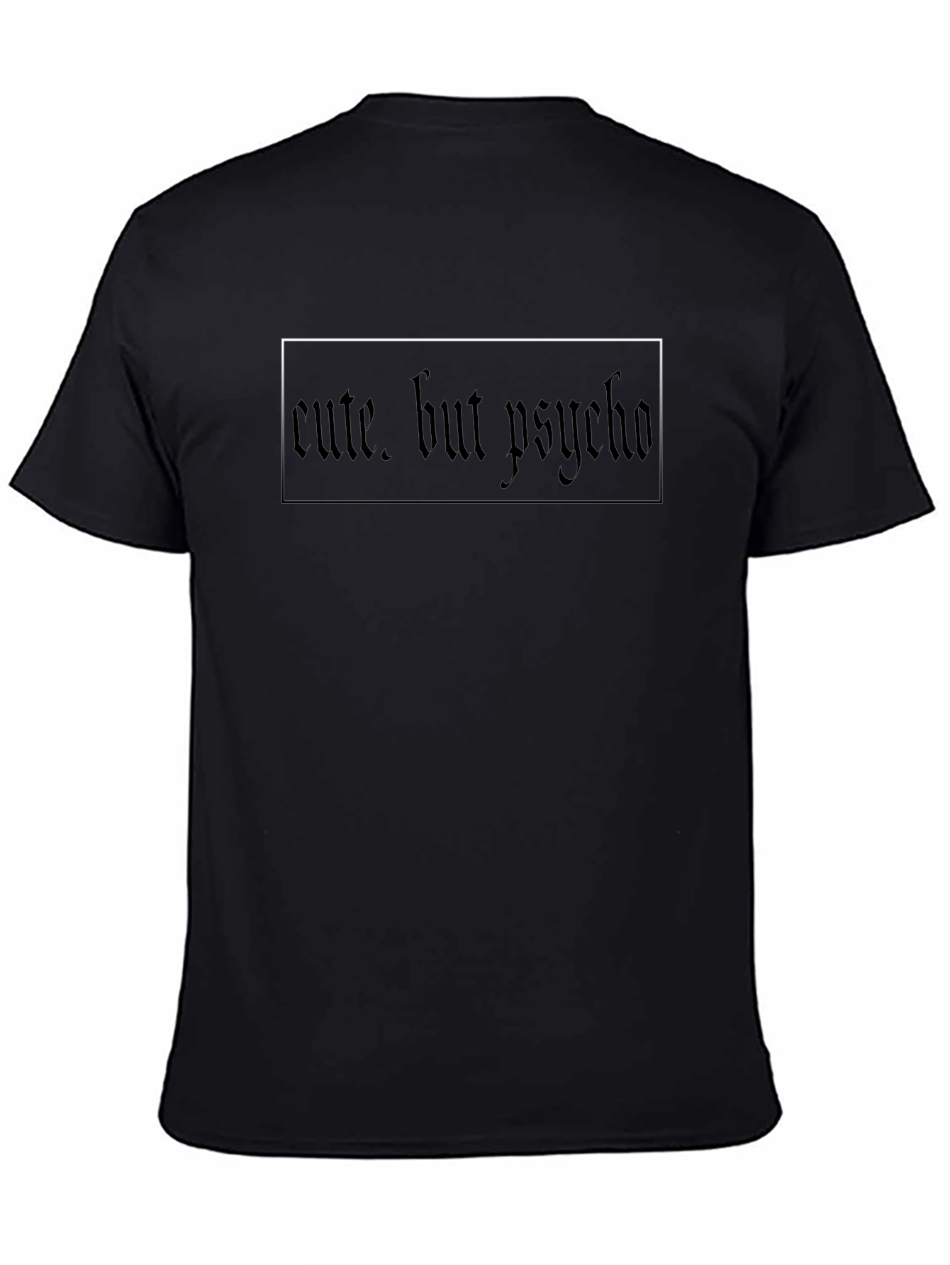 Cute But Psycho Black Graphic Tee