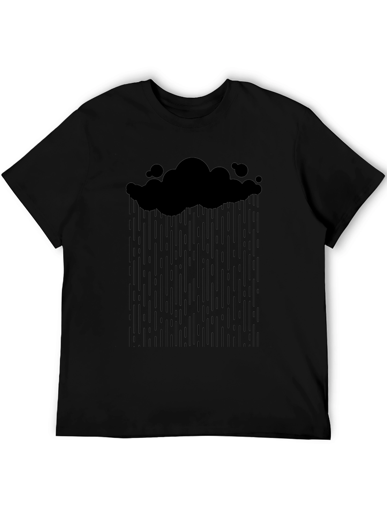 Cloud & Rain Graphic Tee - Black