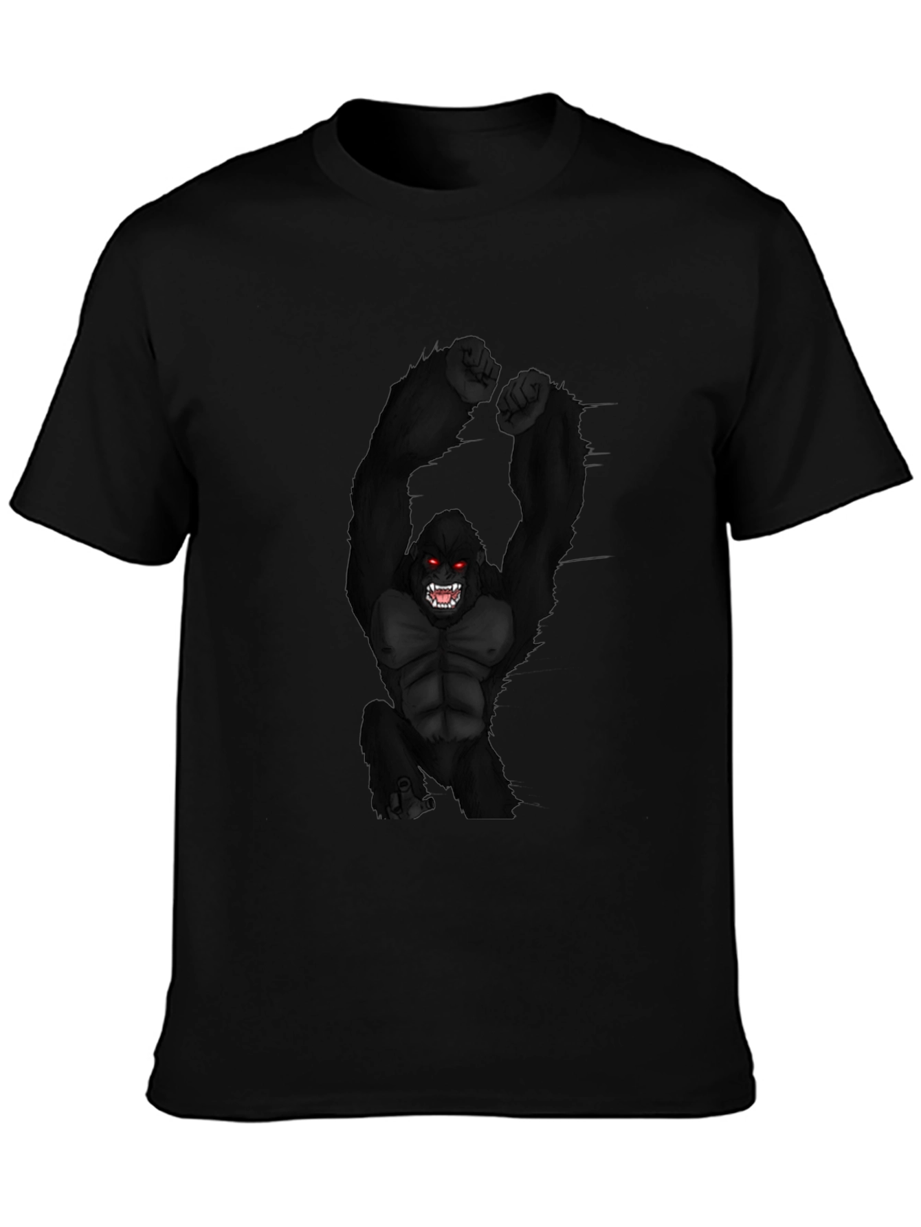 Primal Rage Gorilla Graphic Tee - Black