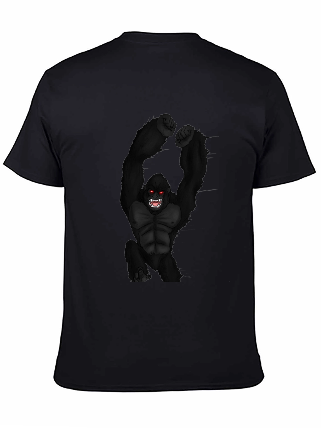 Primal Rage Gorilla Graphic Tee - Black