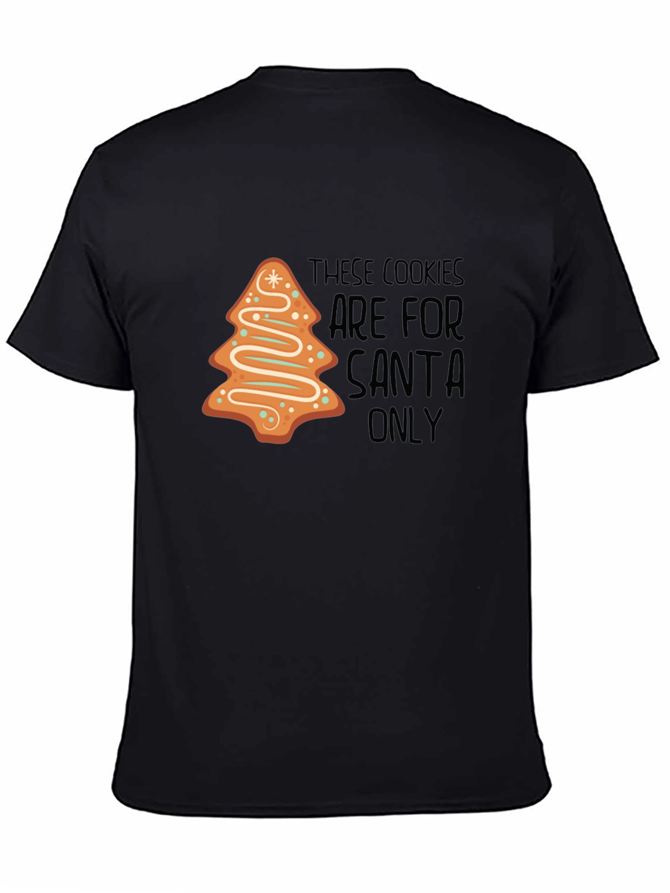 Christmas Santa Cookies Graphic T-Shirt