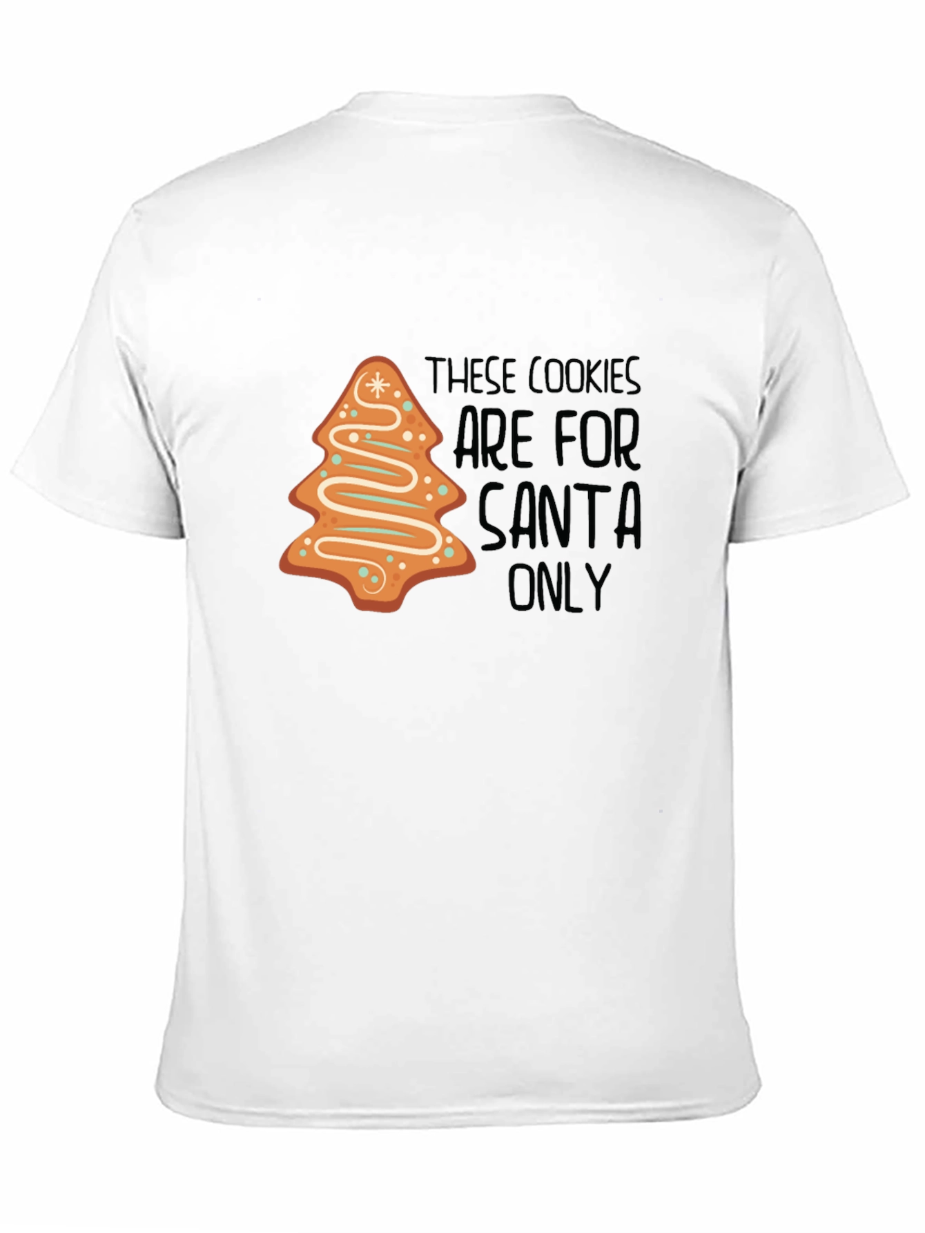 Christmas Santa Cookies Graphic T-Shirt