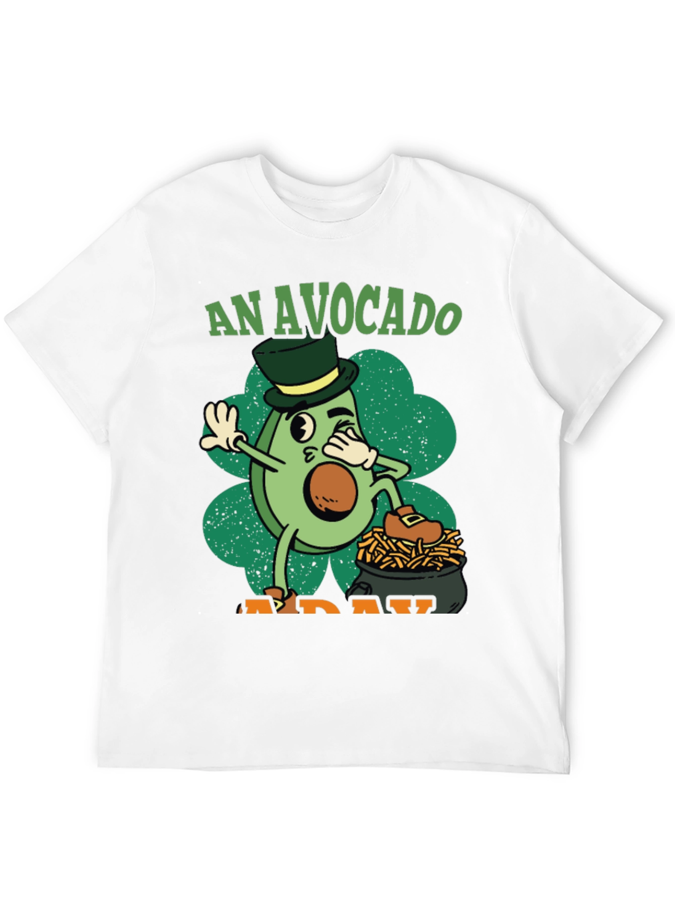 An Avocado A Day Black T-Shirt