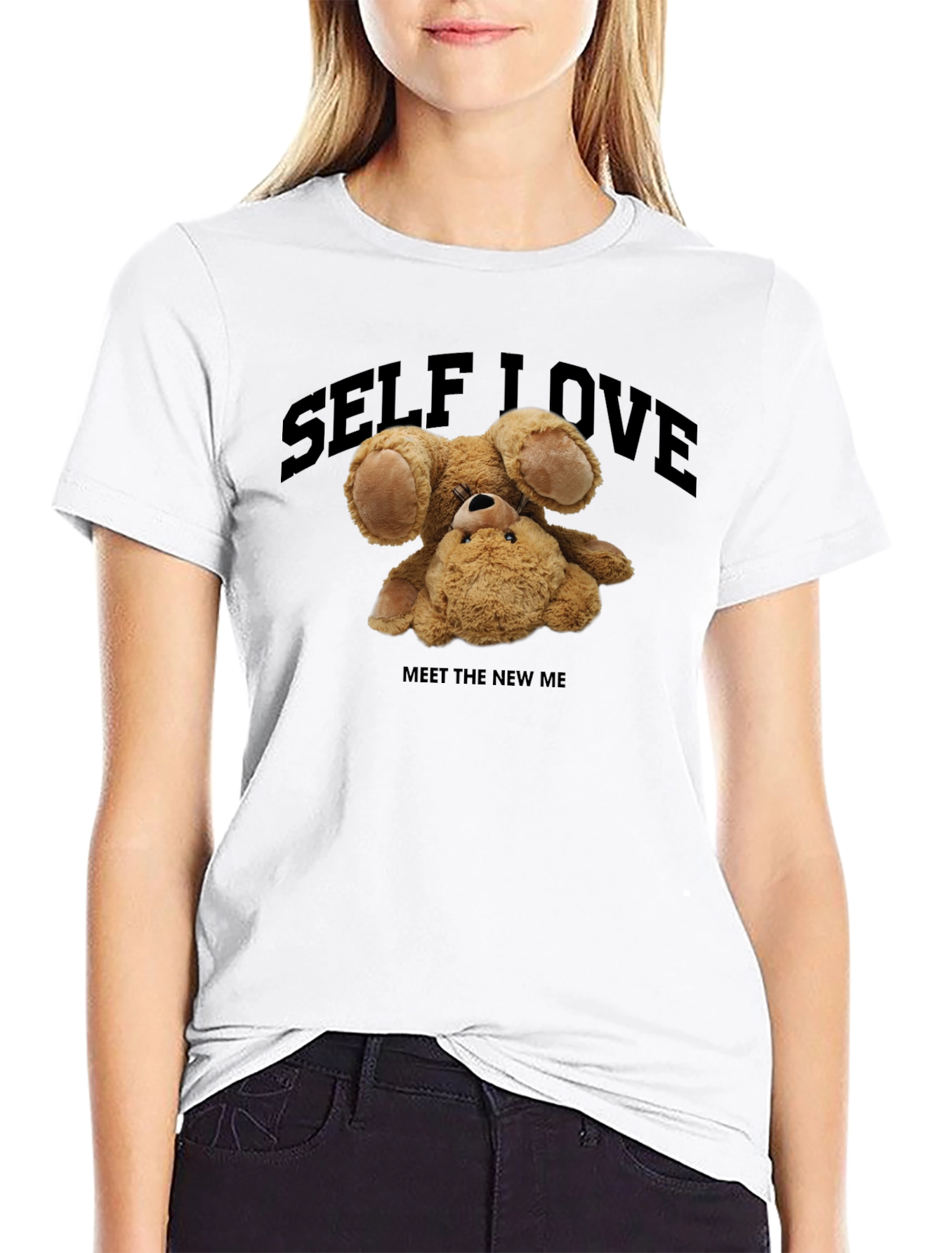 Self Love Teddy Bear Graphic Tee