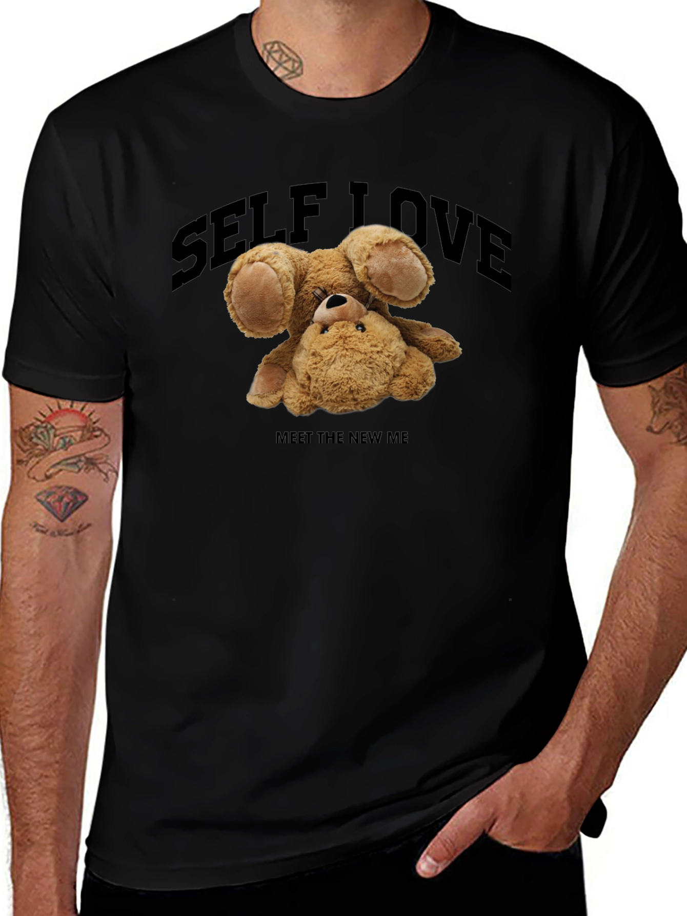 Self Love Teddy Bear Graphic Tee