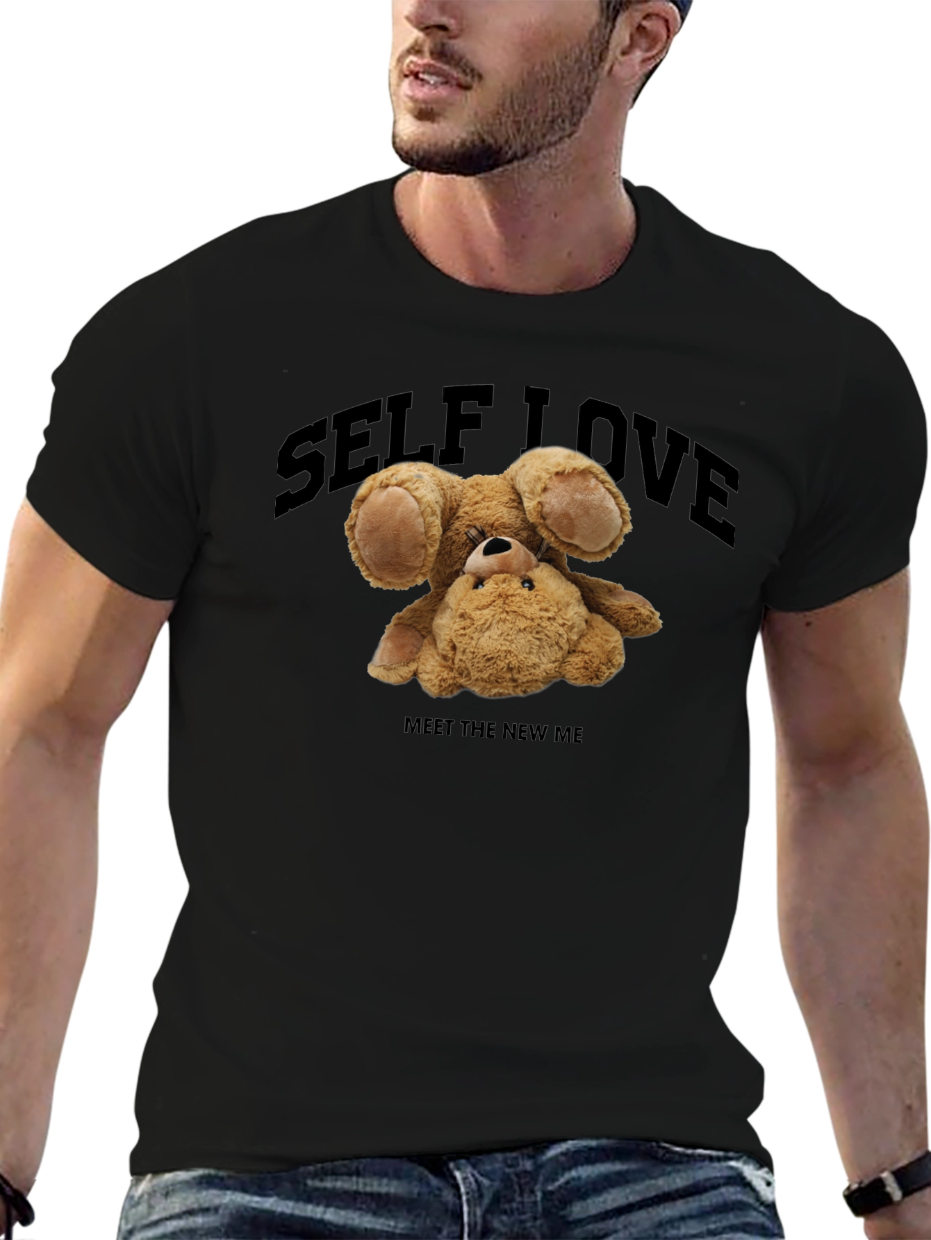 Self Love Teddy Bear Graphic Tee