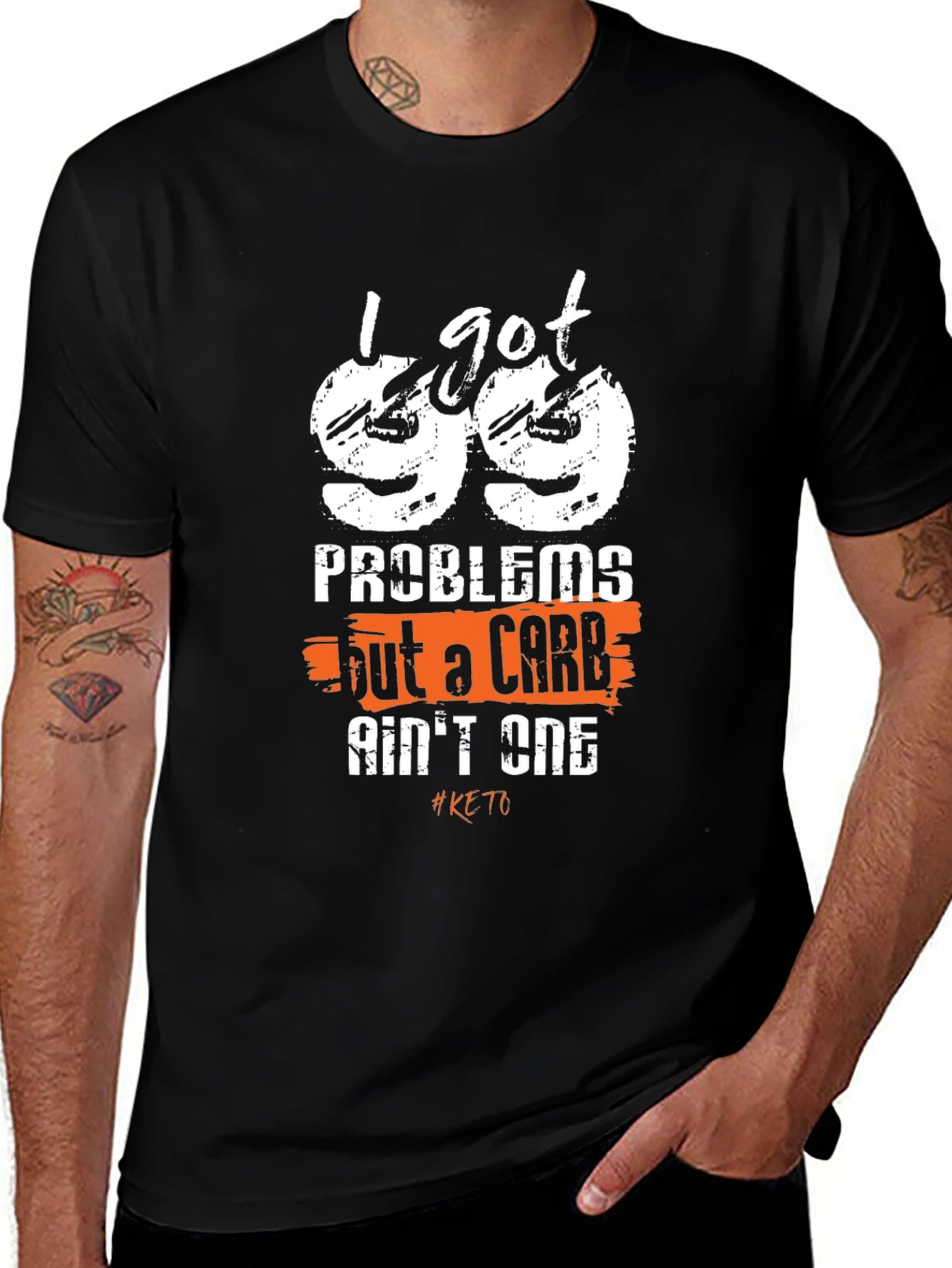 99 Problems Keto T-Shirt: Low Carb Lifestyle
