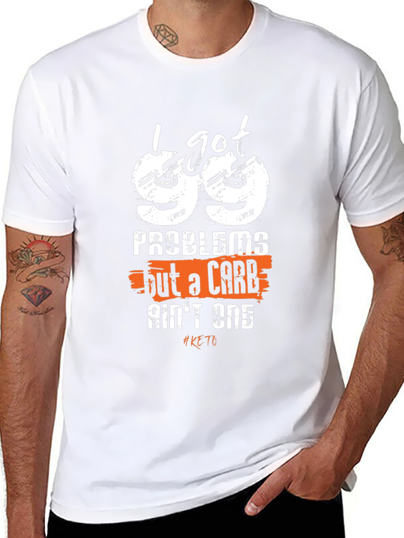 99 Problems Keto T-Shirt: Low Carb Lifestyle