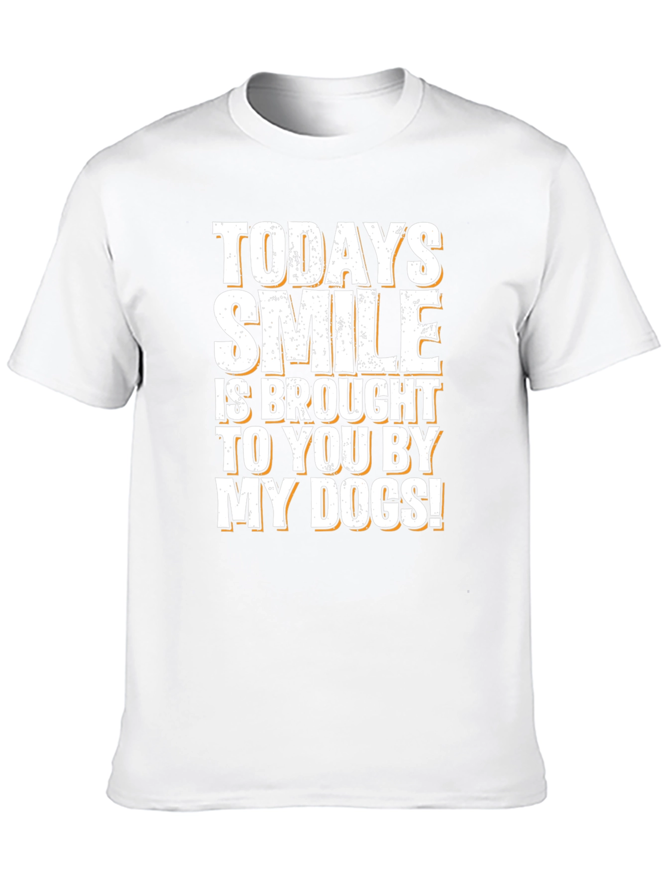 Todays Smile Dog T-Shirt -  Comfortable Cotton Tee