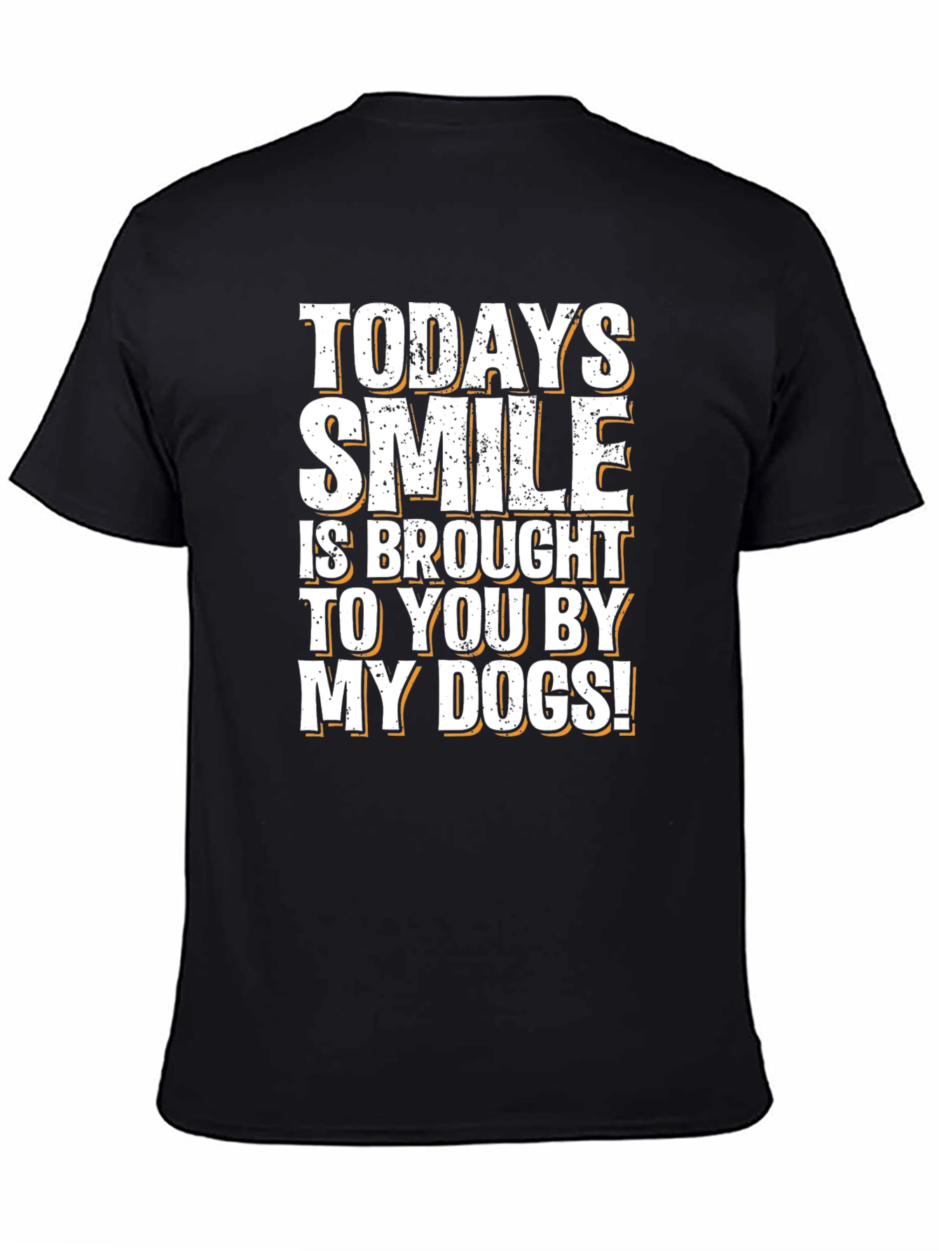Todays Smile Dog T-Shirt -  Comfortable Cotton Tee