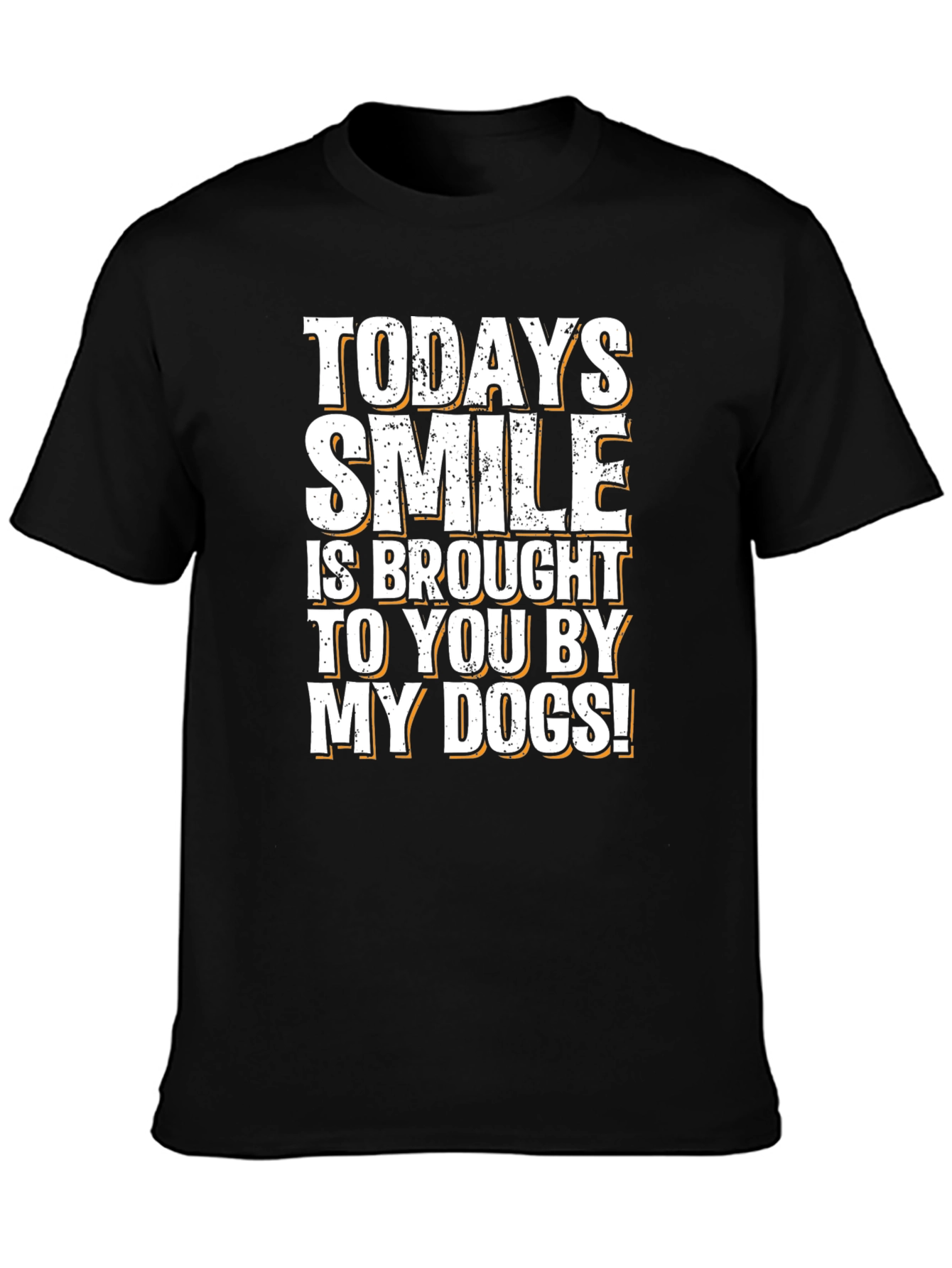 Todays Smile Dog T-Shirt -  Comfortable Cotton Tee