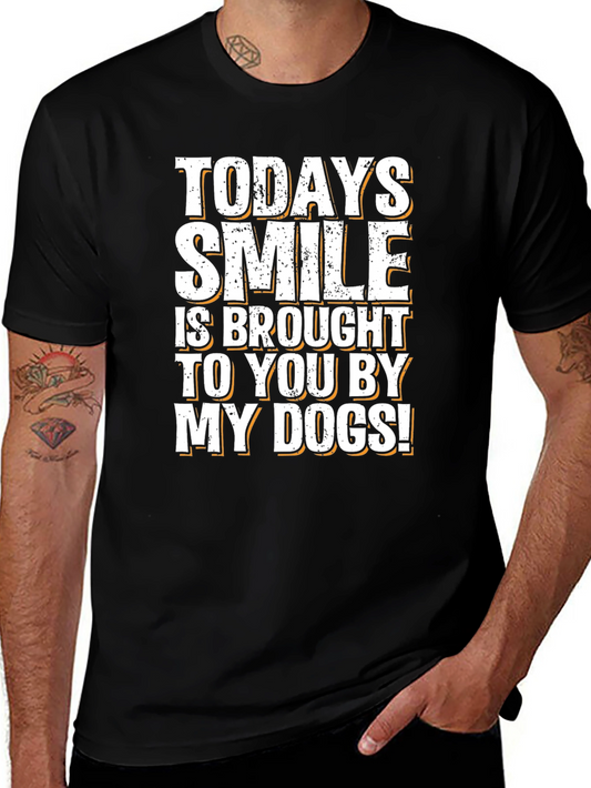 Todays Smile Dog T-Shirt -  Comfortable Cotton Tee