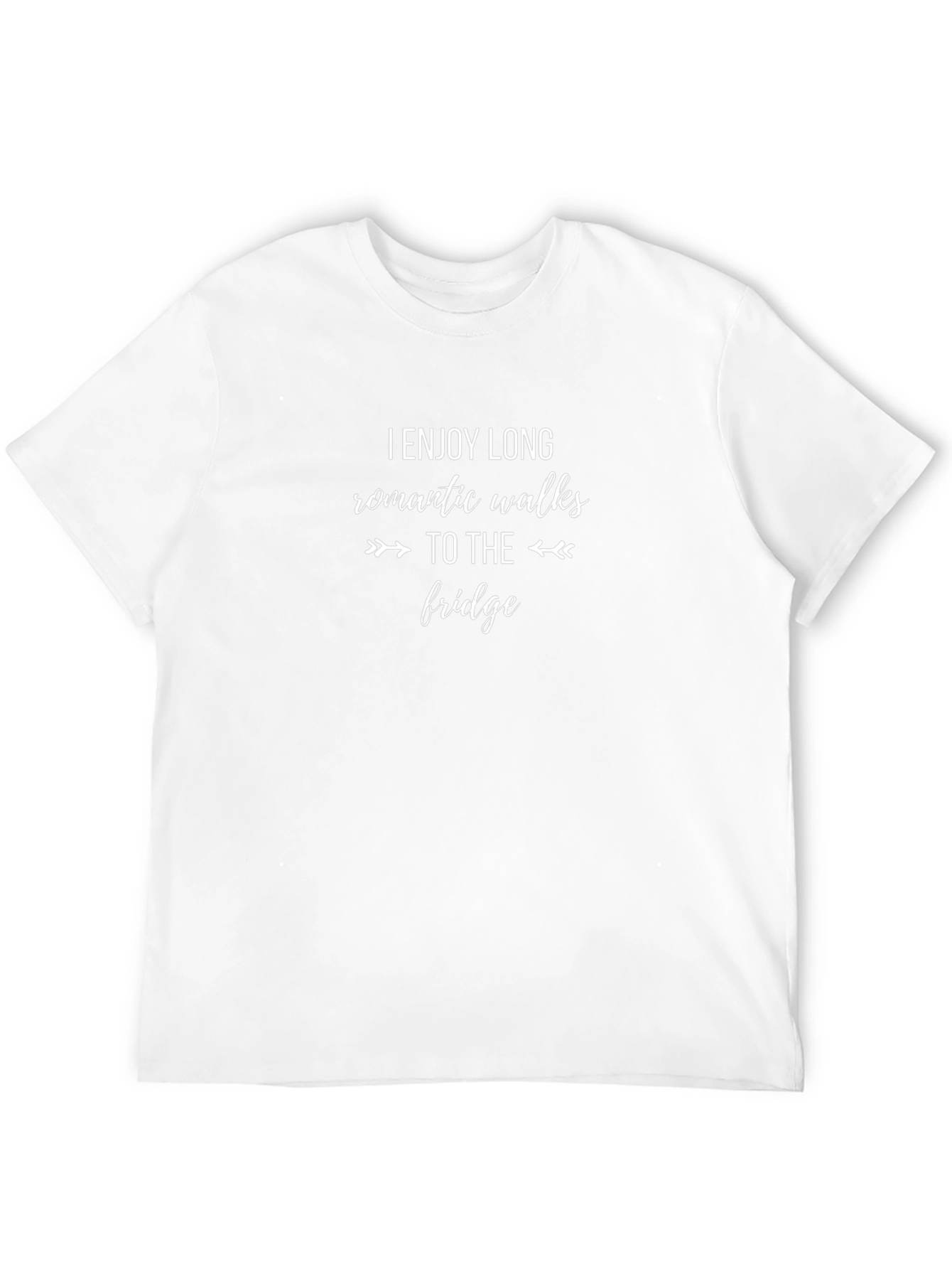 Funny Romantic Walks to the Fridge Graphic Tee