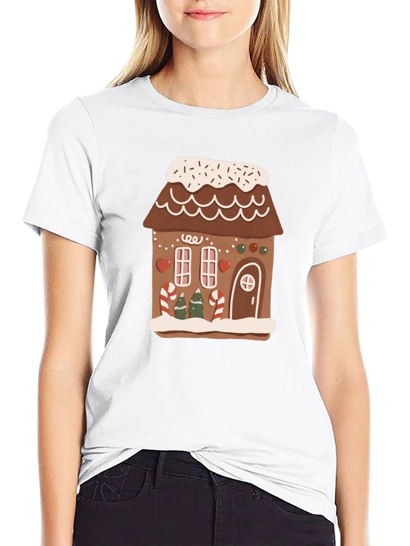 Gingerbread House Christmas T-Shirt