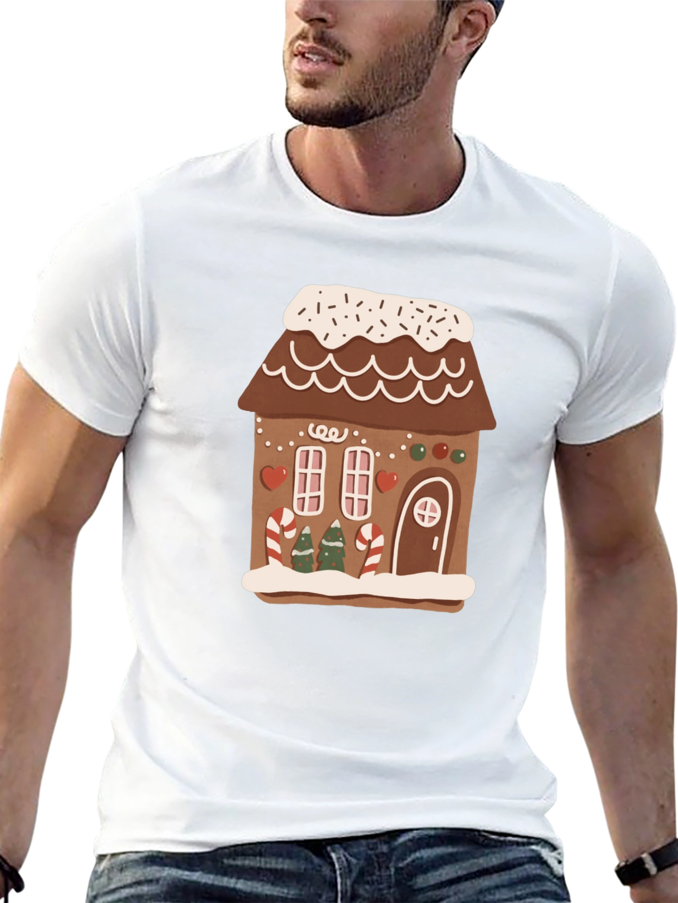 Gingerbread House Christmas T-Shirt