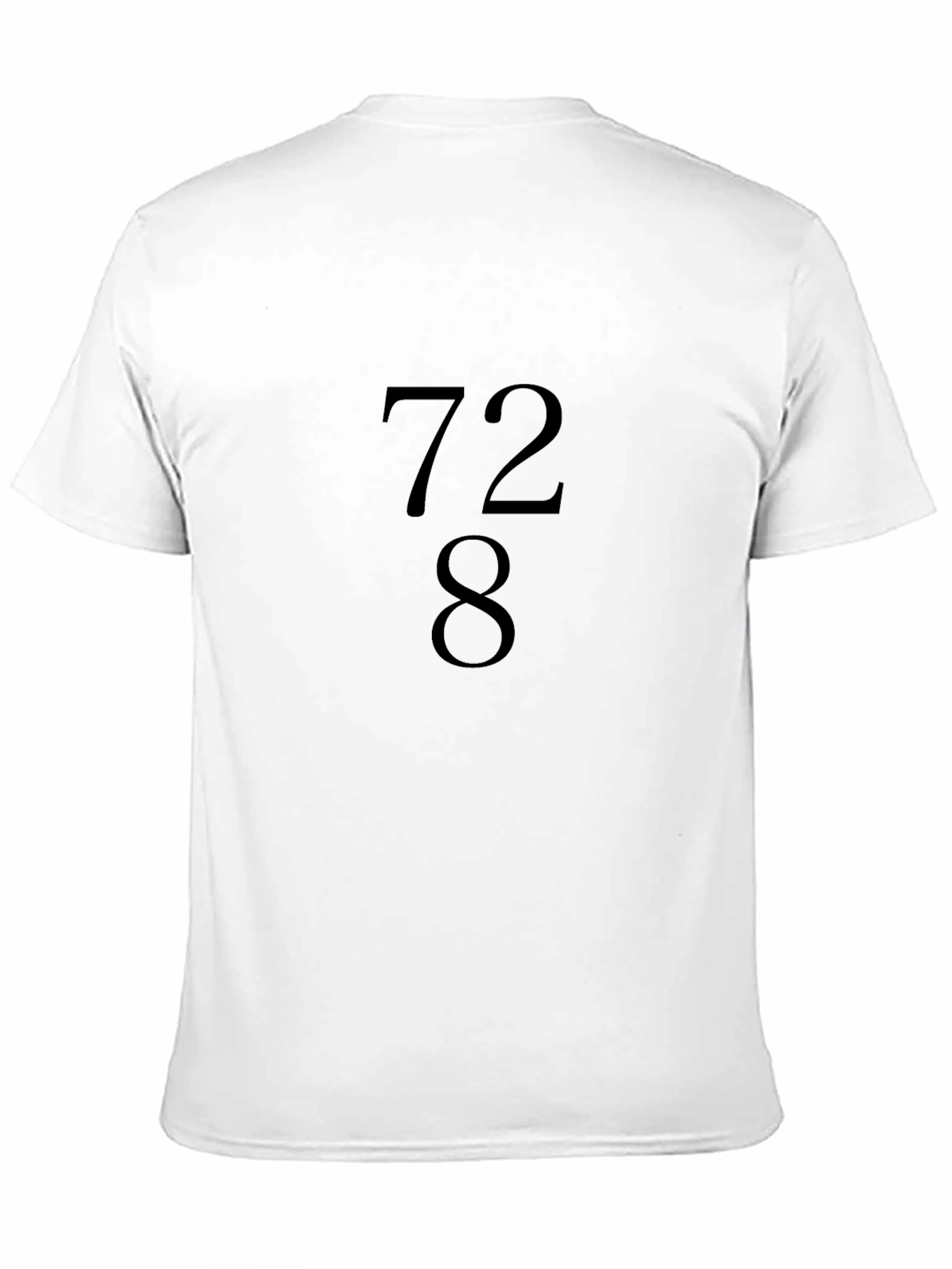 728 Graphic Tee - Unisex Black T-Shirt