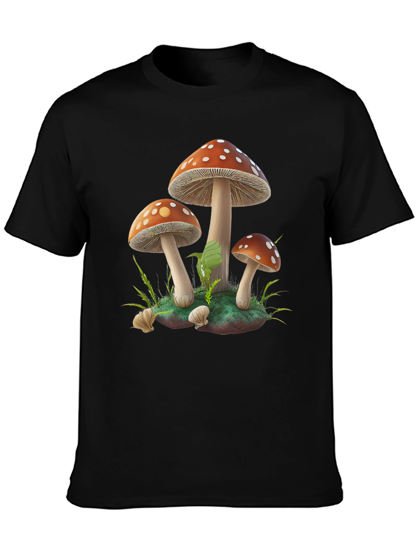 Mushroom Graphic T-Shirt - Funky Forest Design