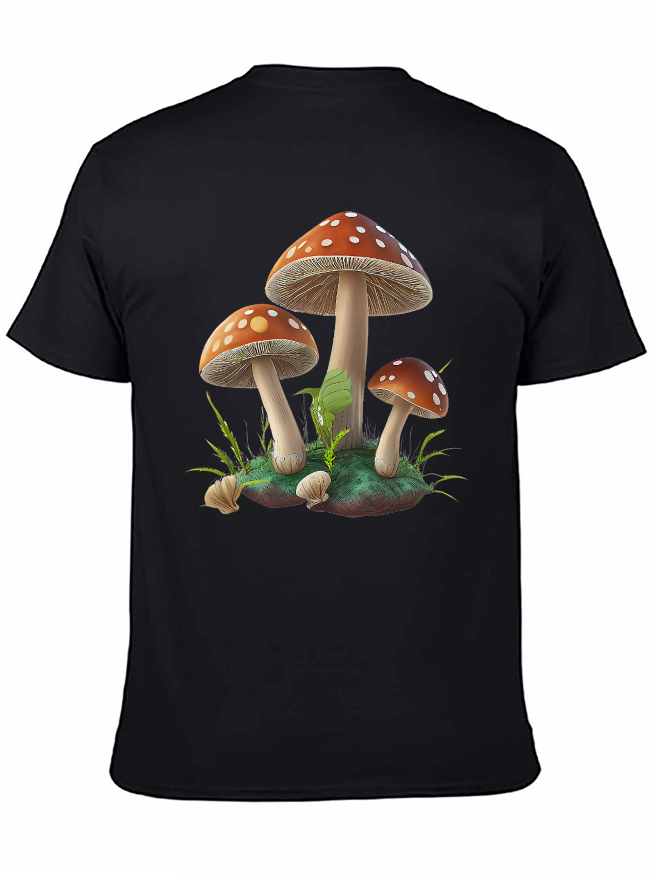 Mushroom Graphic T-Shirt - Funky Forest Design