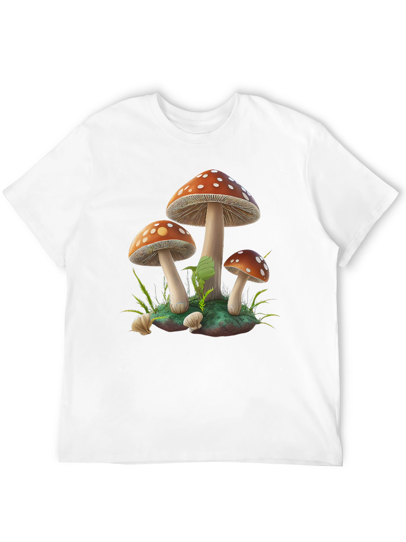 Mushroom Graphic T-Shirt - Funky Forest Design
