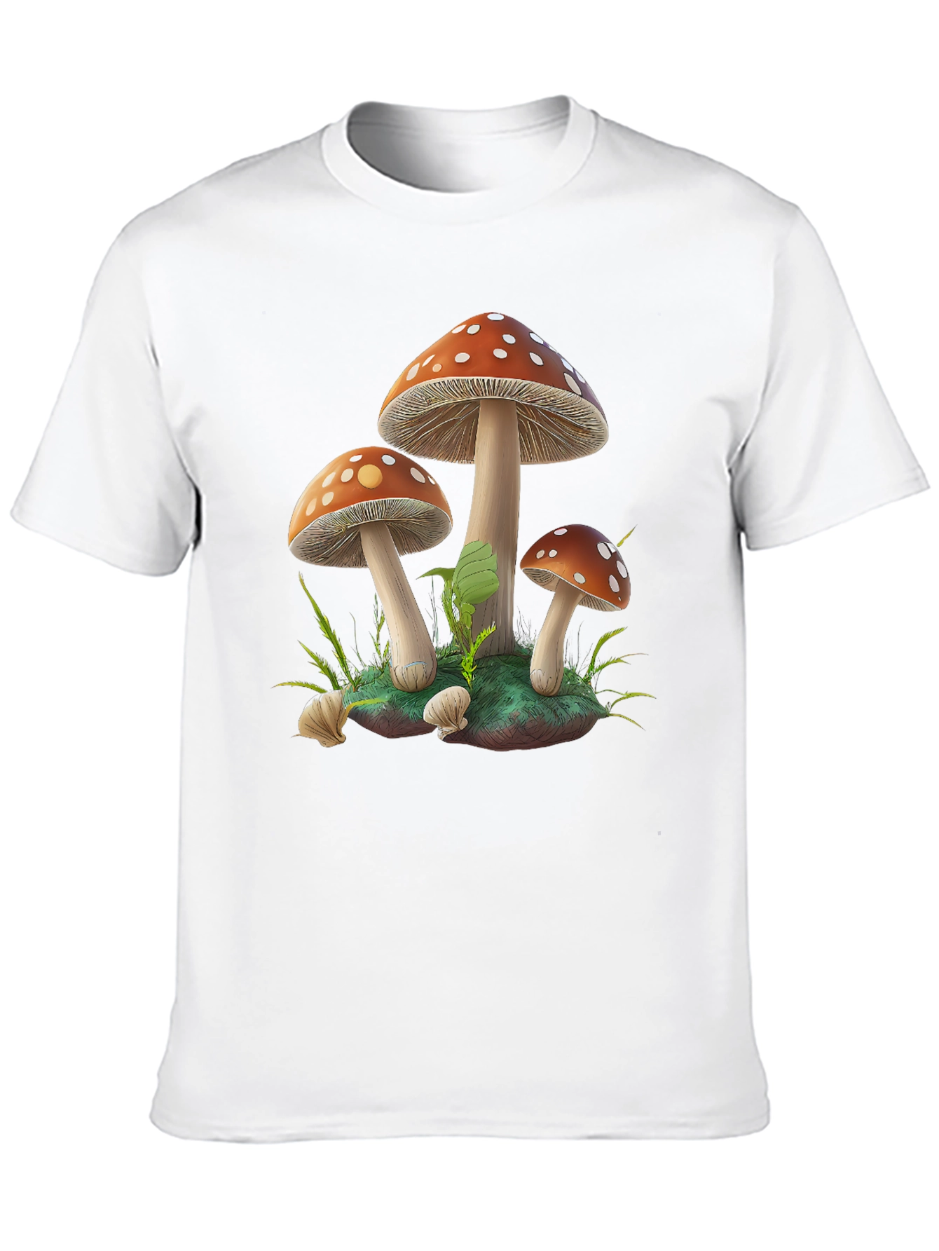 Mushroom Graphic T-Shirt - Funky Forest Design