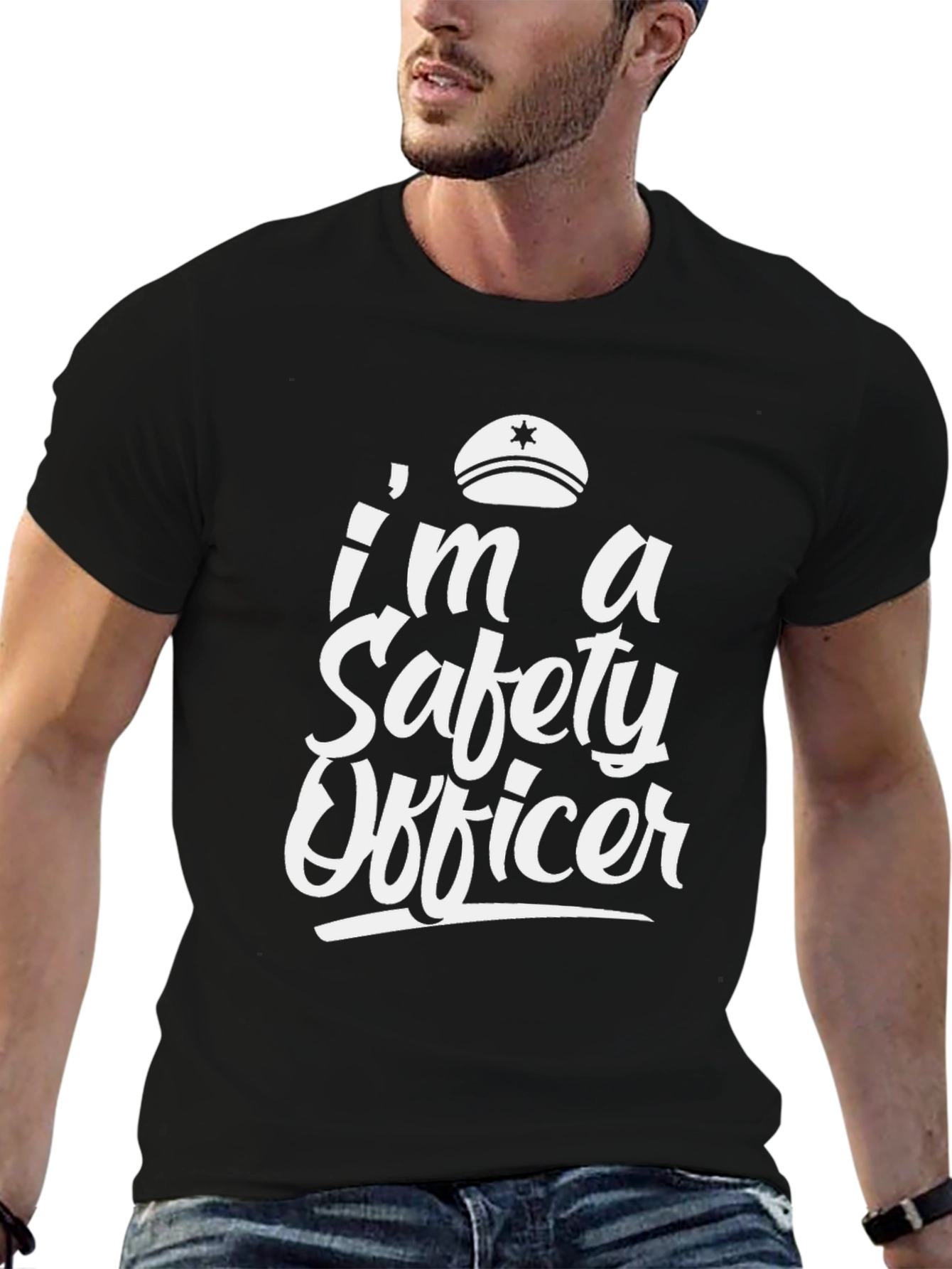 Im a Safety Officer Black T-Shirt
