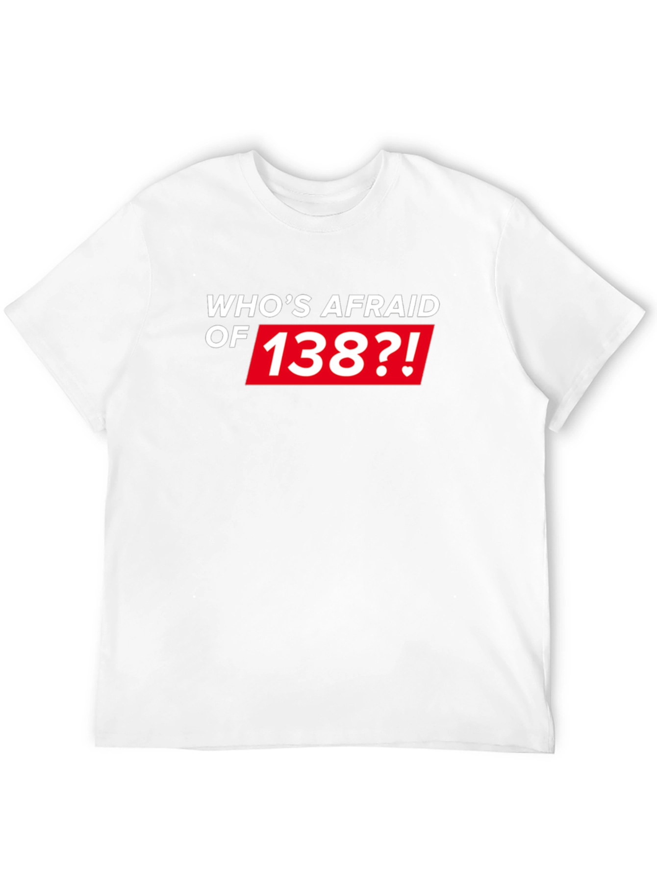 Whos Afraid of 138?! Black T-Shirt