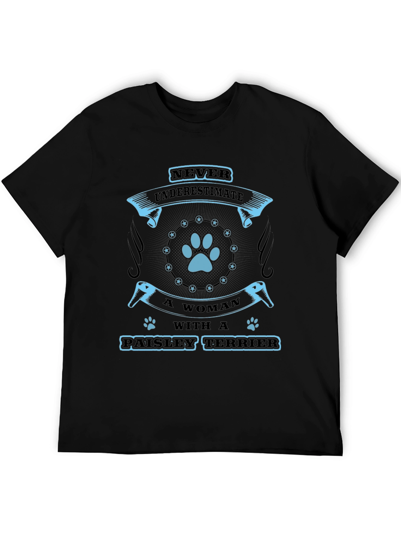 Paisley Terrier Womans T-Shirt