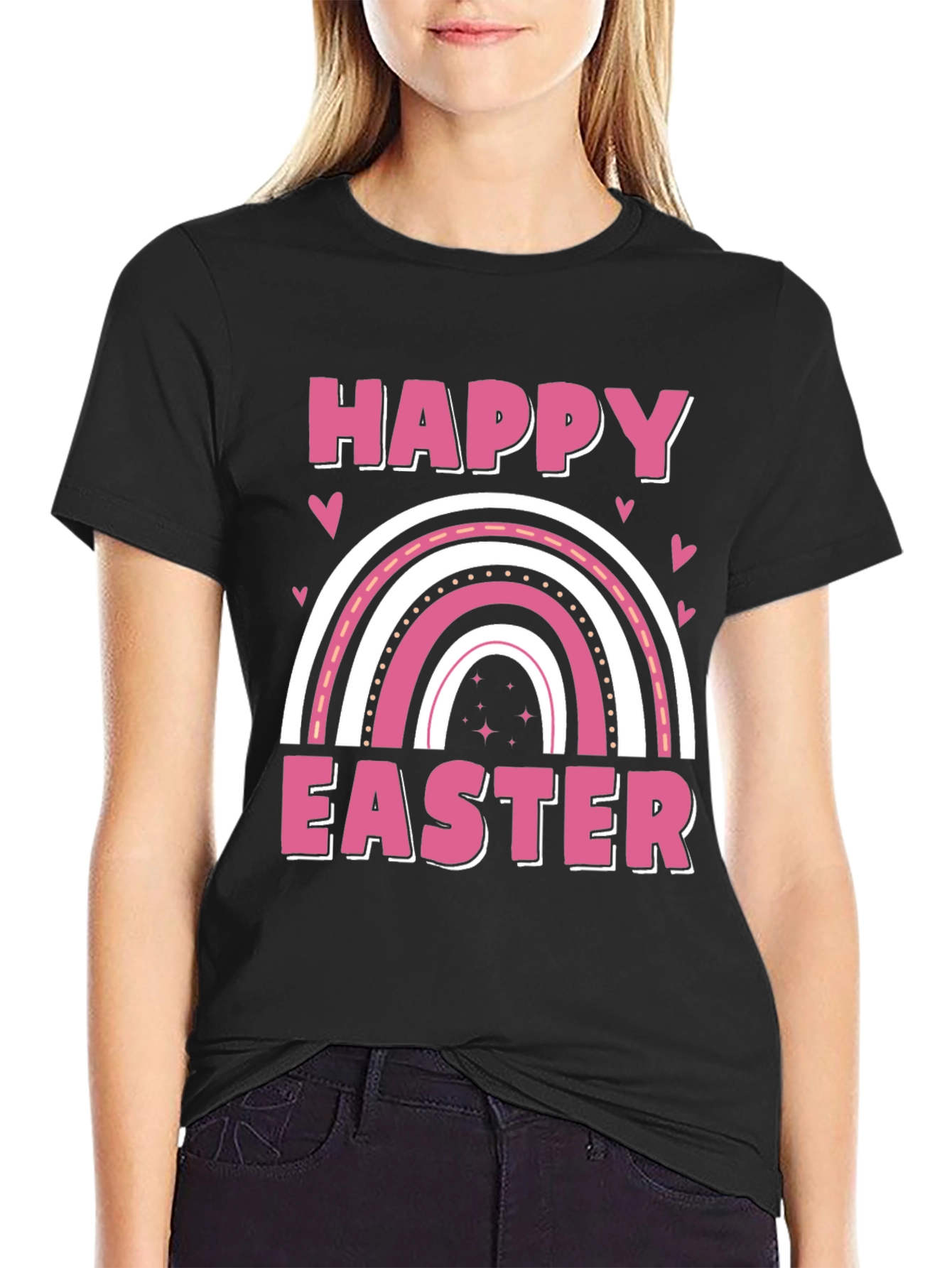 Happy Easter Rainbow Graphic Tee