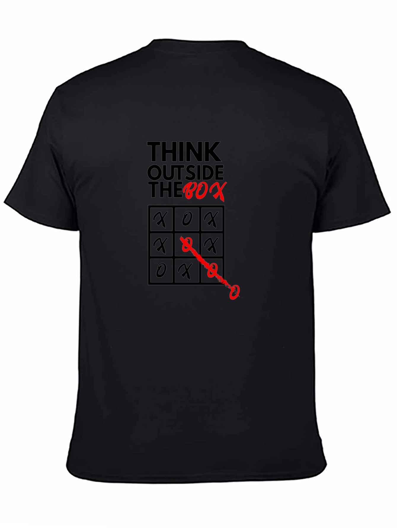Think Outside the Box Graphic Tee - Black