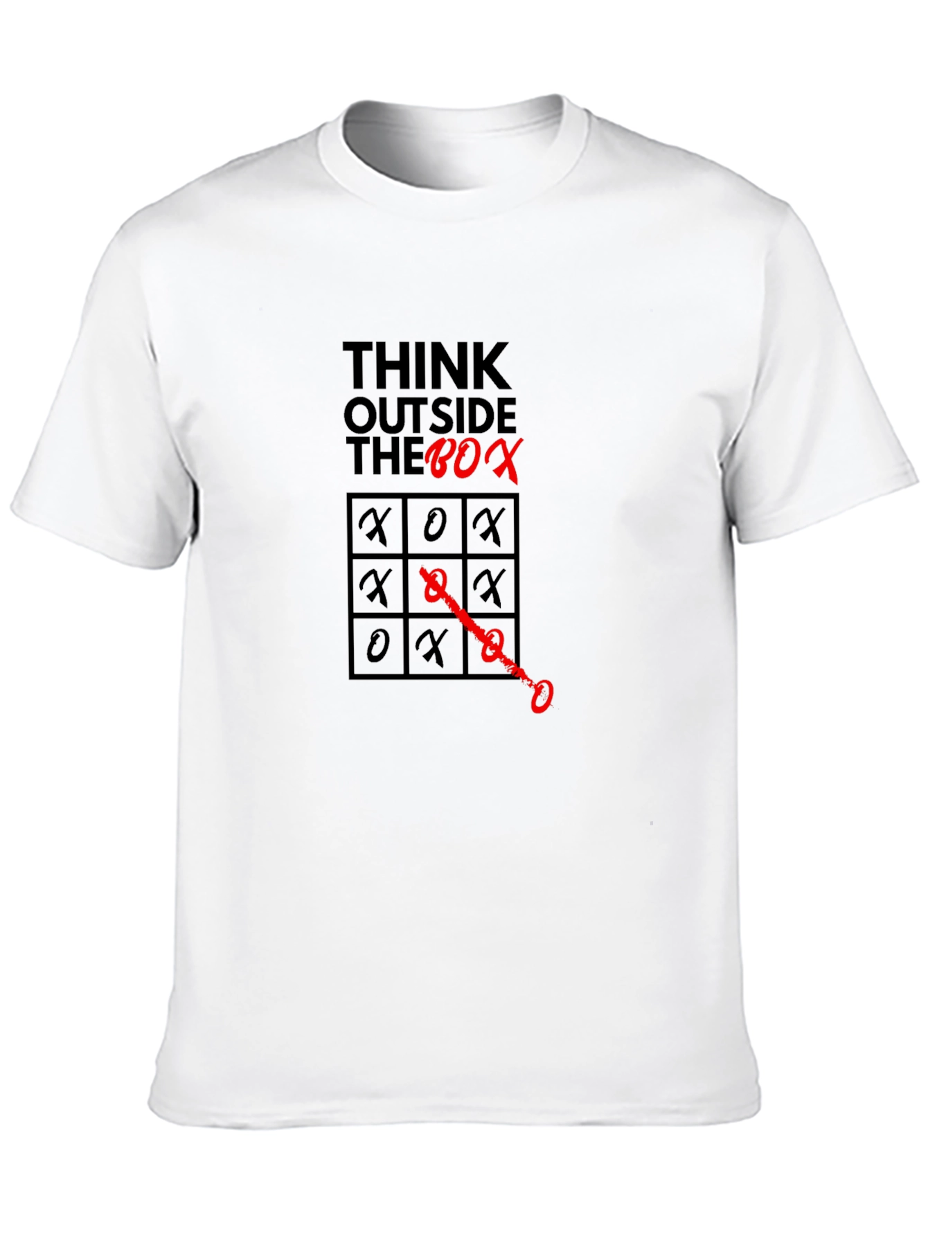 Think Outside the Box Graphic Tee - Black
