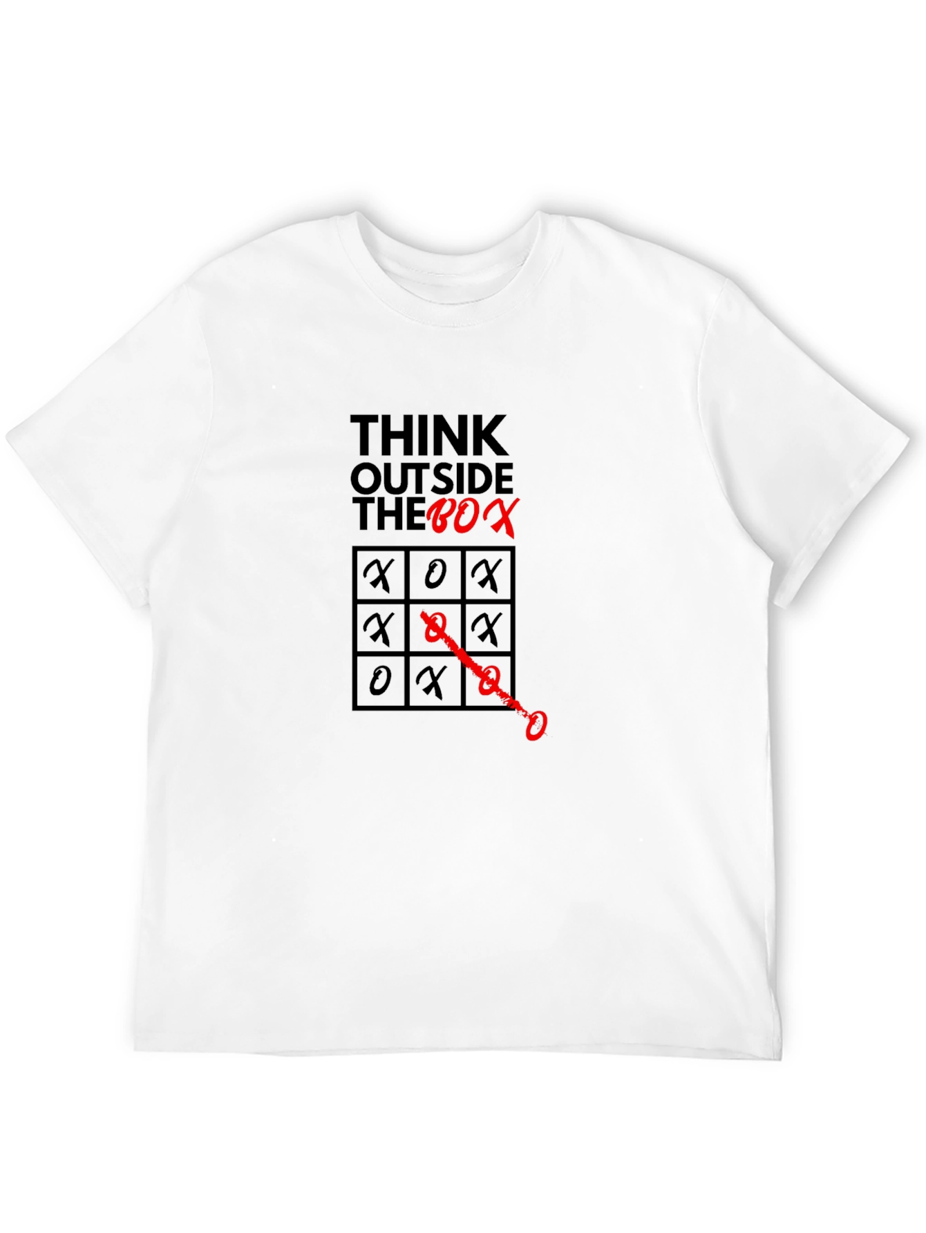 Think Outside the Box Graphic Tee - Black