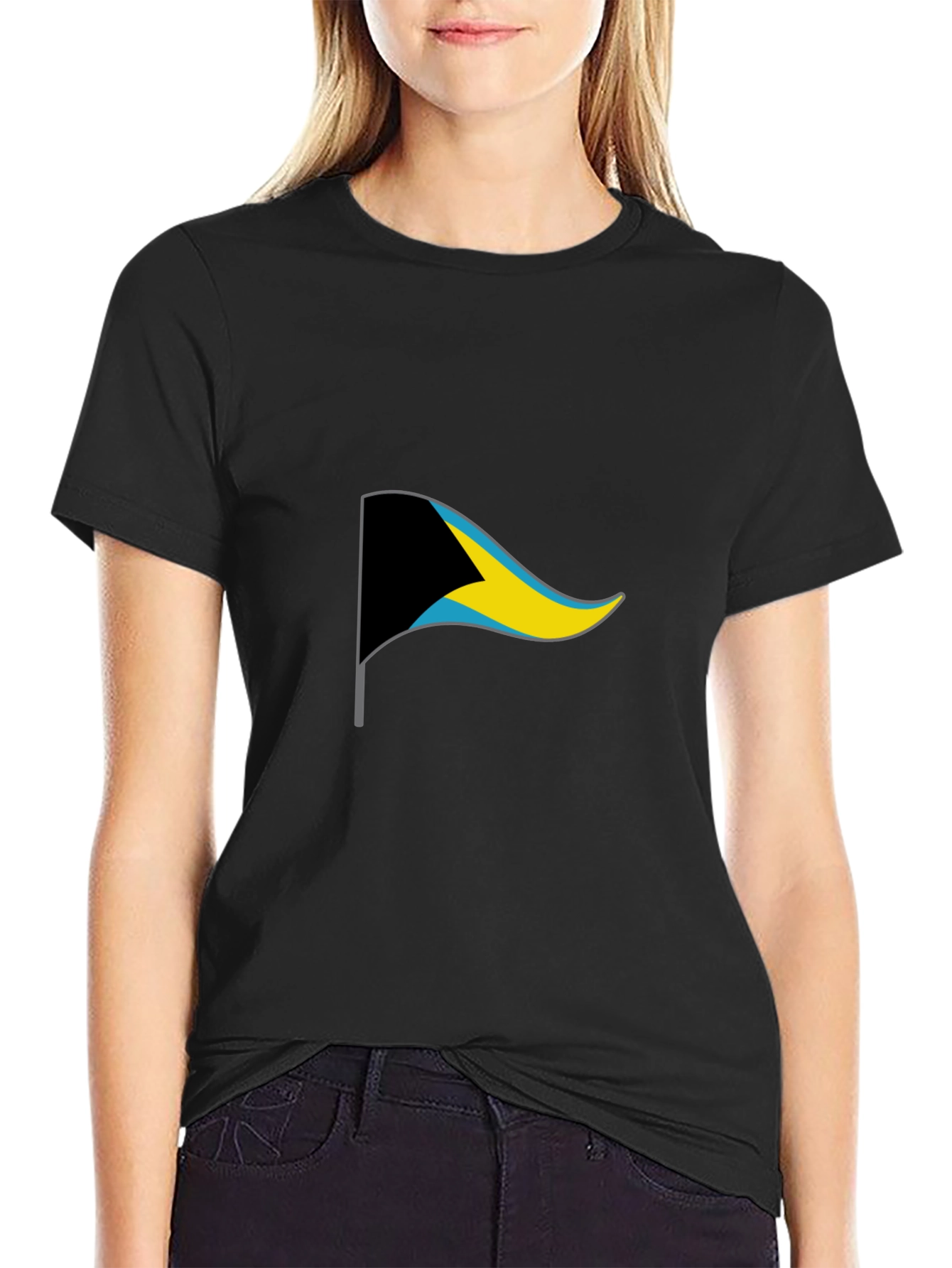 Bahamas Flag Graphic T-Shirt