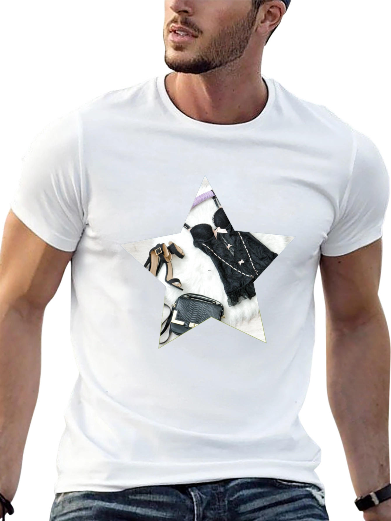 Star Graphic Black T-Shirt