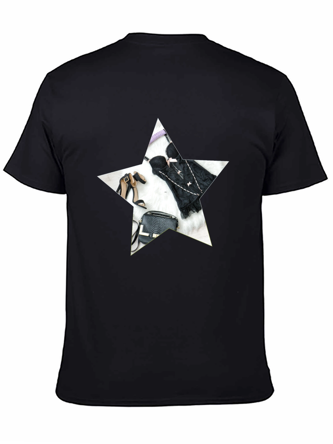 Star Graphic Black T-Shirt