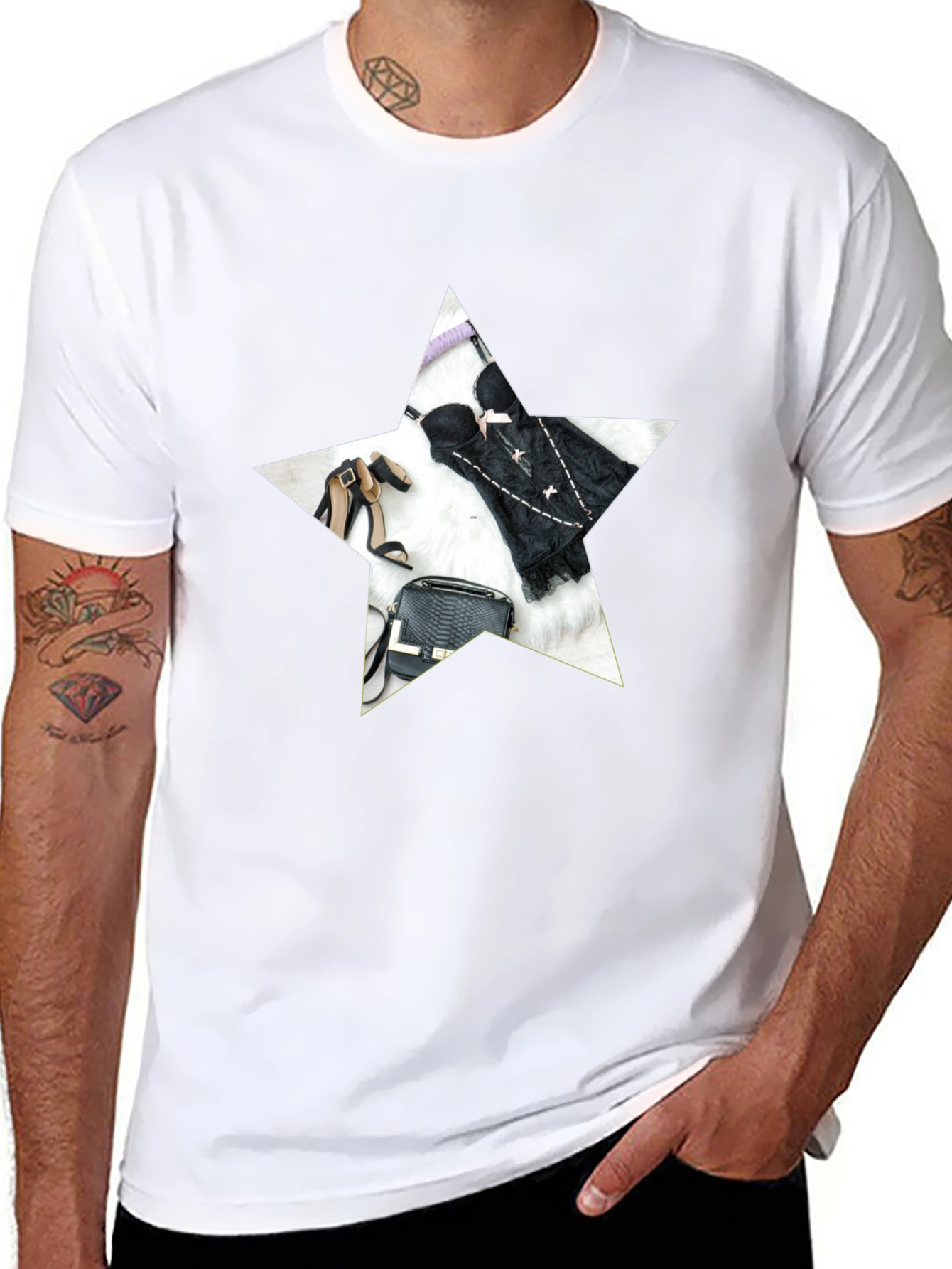 Star Graphic Black T-Shirt