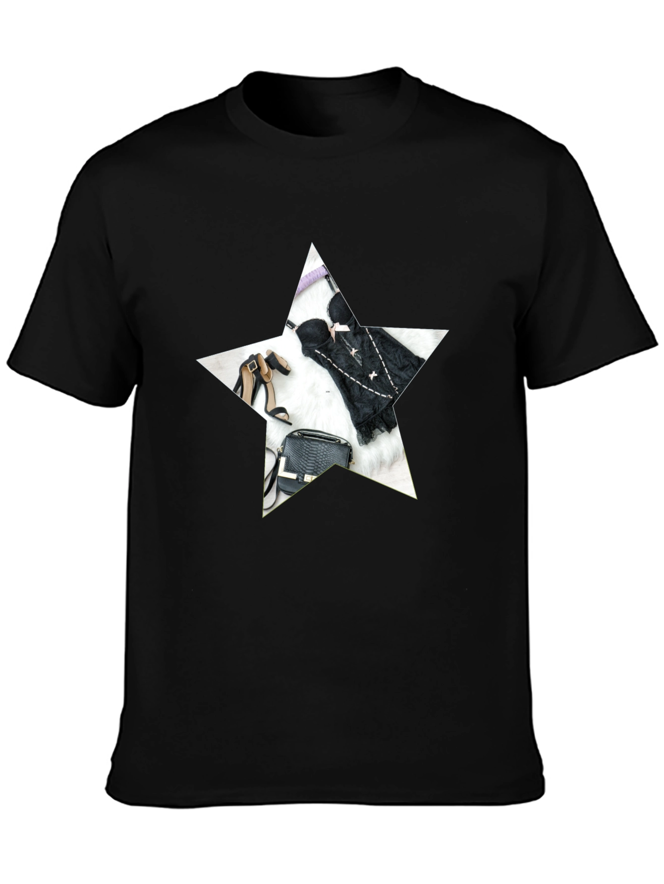 Star Graphic Black T-Shirt