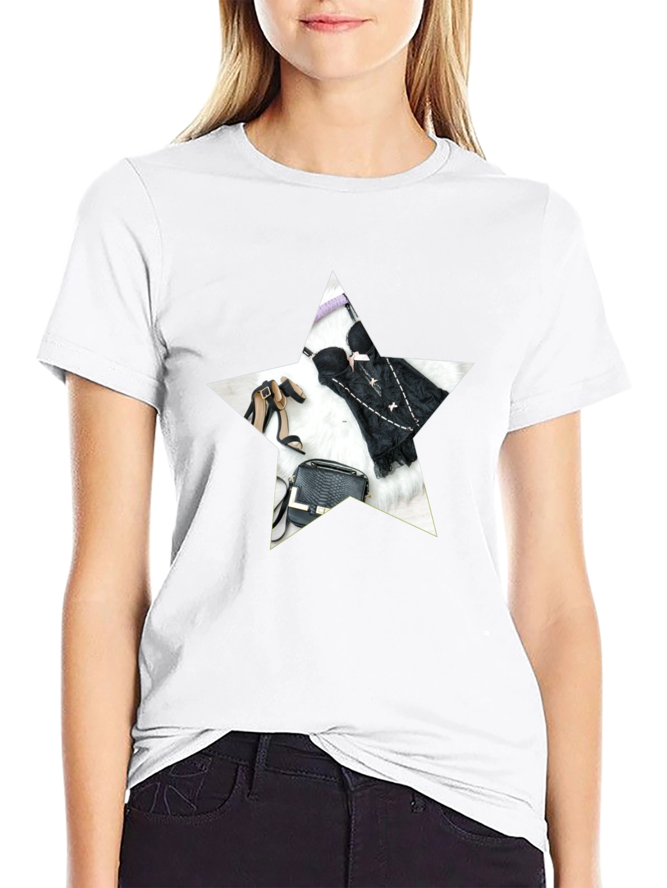 Star Graphic Black T-Shirt