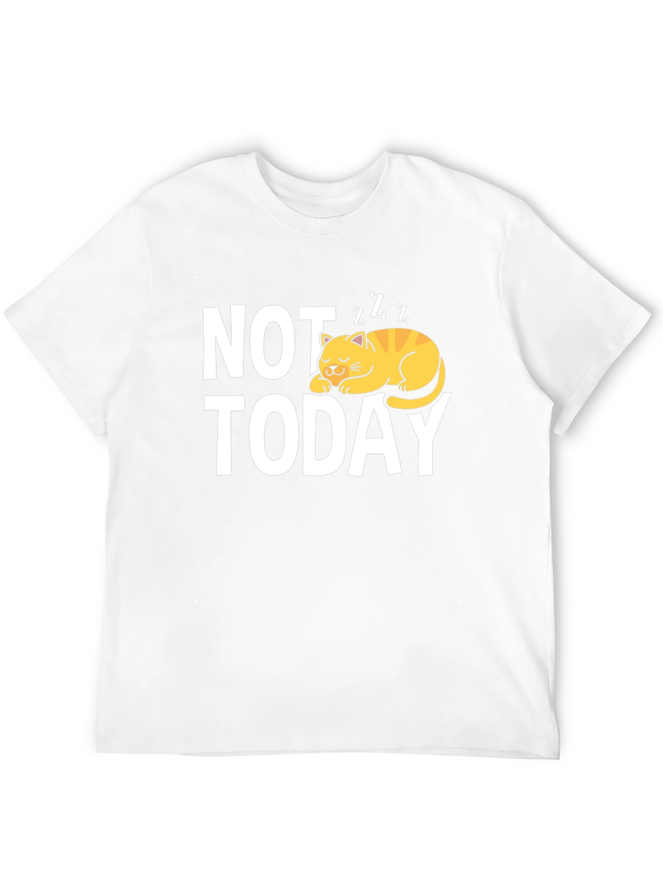 Not Today Cat Graphic T-Shirt