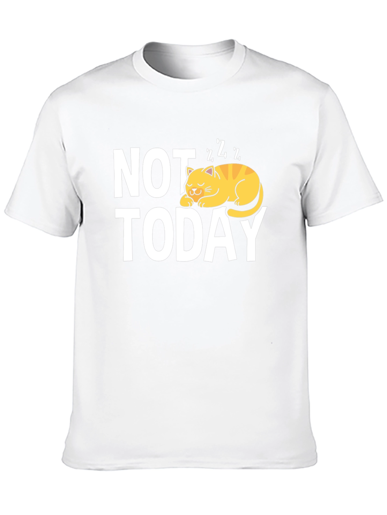 Not Today Cat Graphic T-Shirt