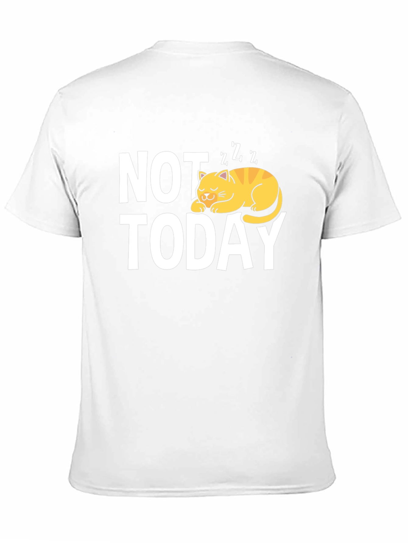 Not Today Cat Graphic T-Shirt