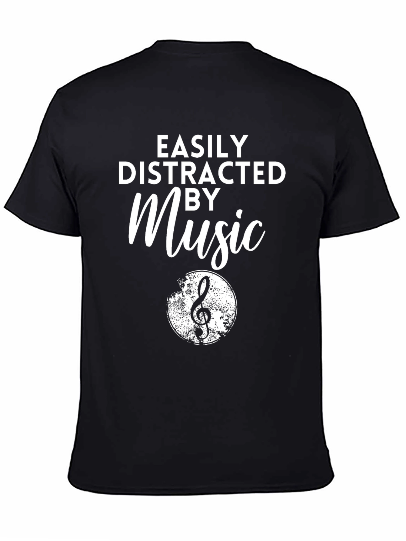 Easily Distracted By Music Graphic Tee