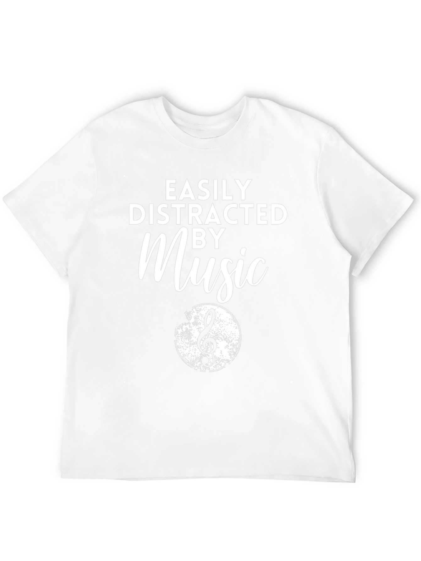 Easily Distracted By Music Graphic Tee