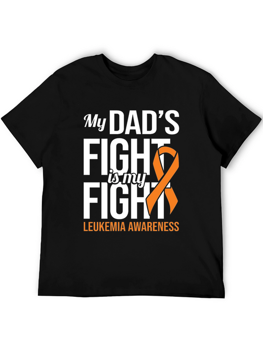 Leukemia Awareness T-Shirt - My Dads Fight