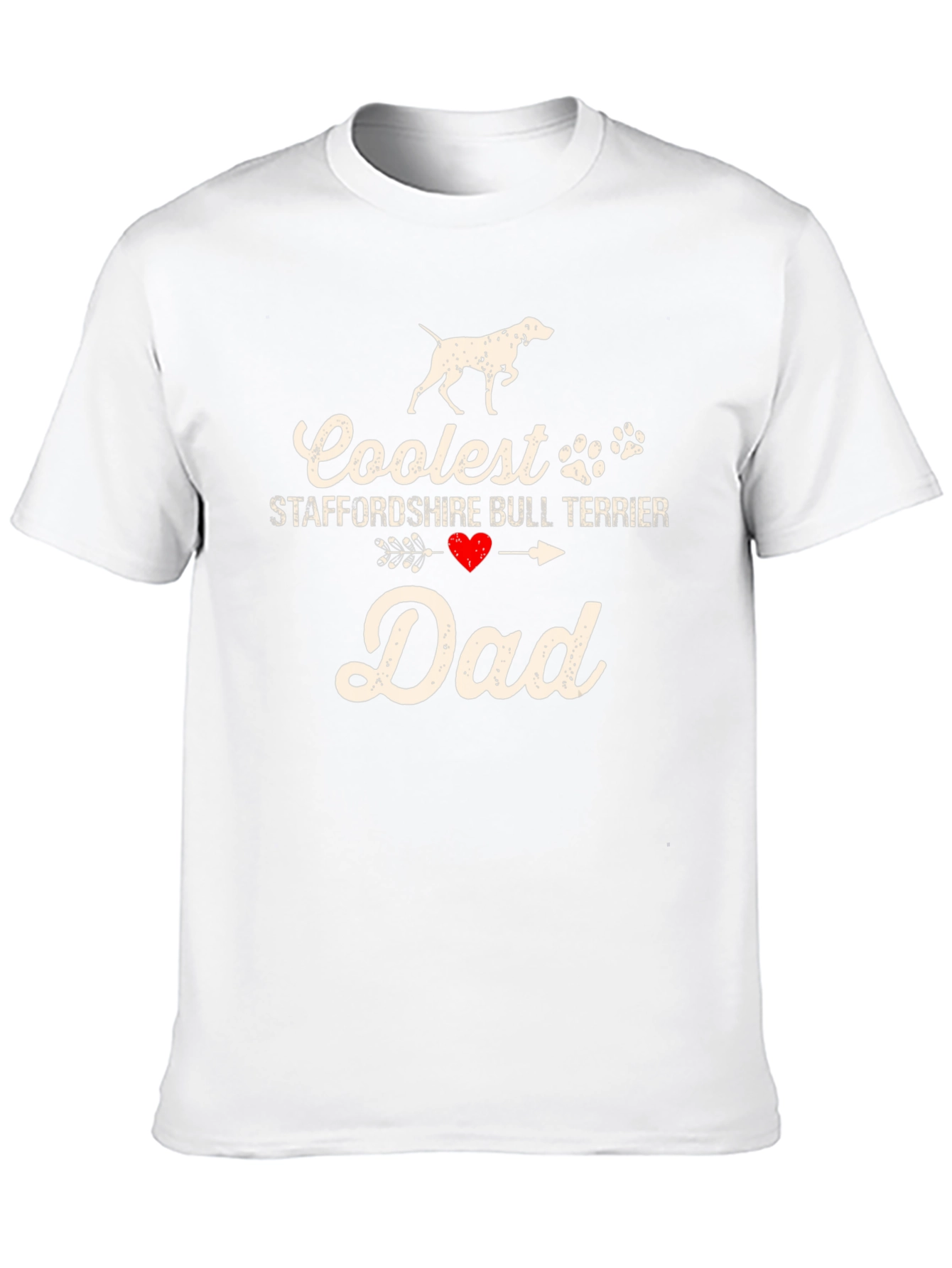 Coolest Dad Staffordshire Bull Terrier T-Shirt